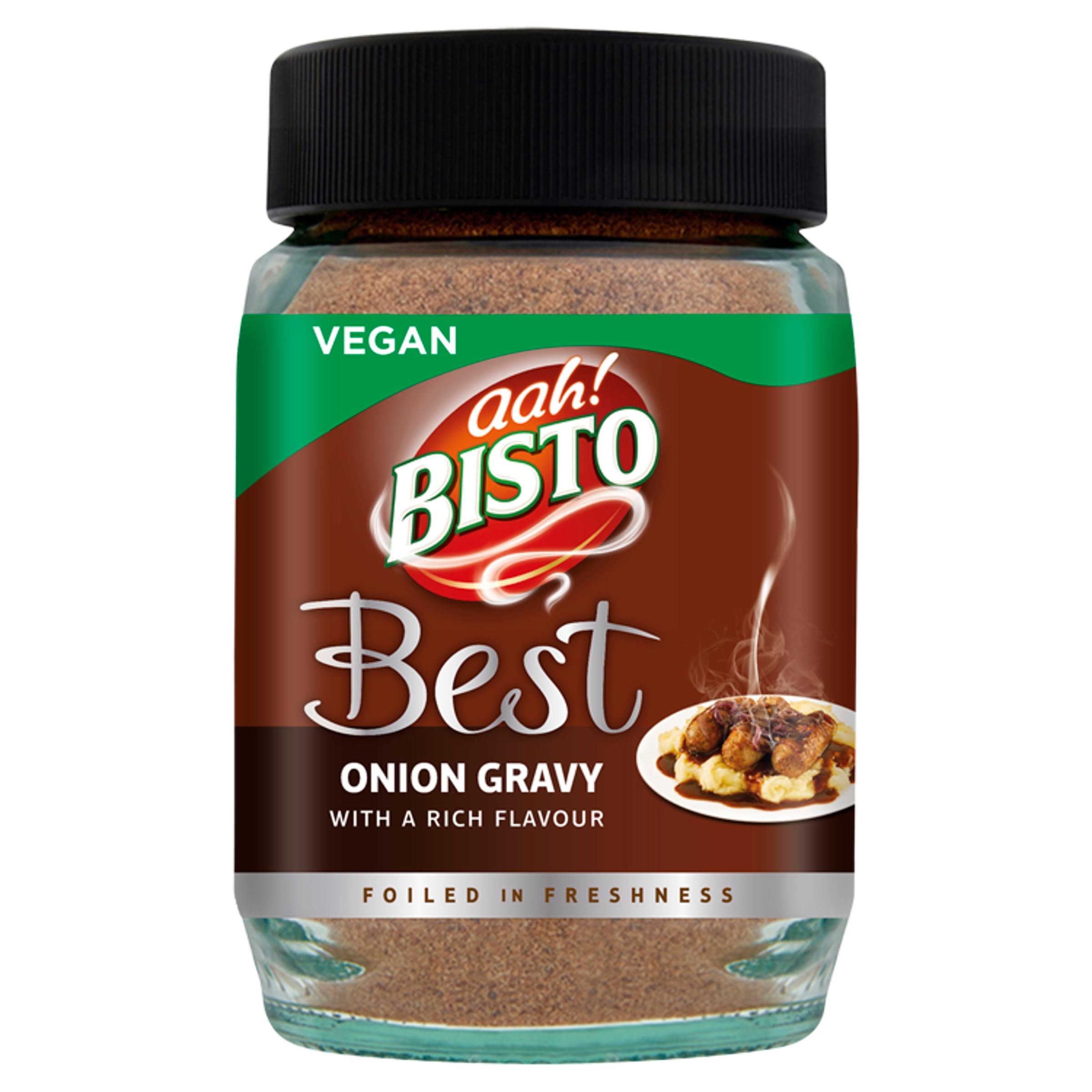 Bisto - Bestes veganes Zwiebelsoßengranulat, 230 g Glas