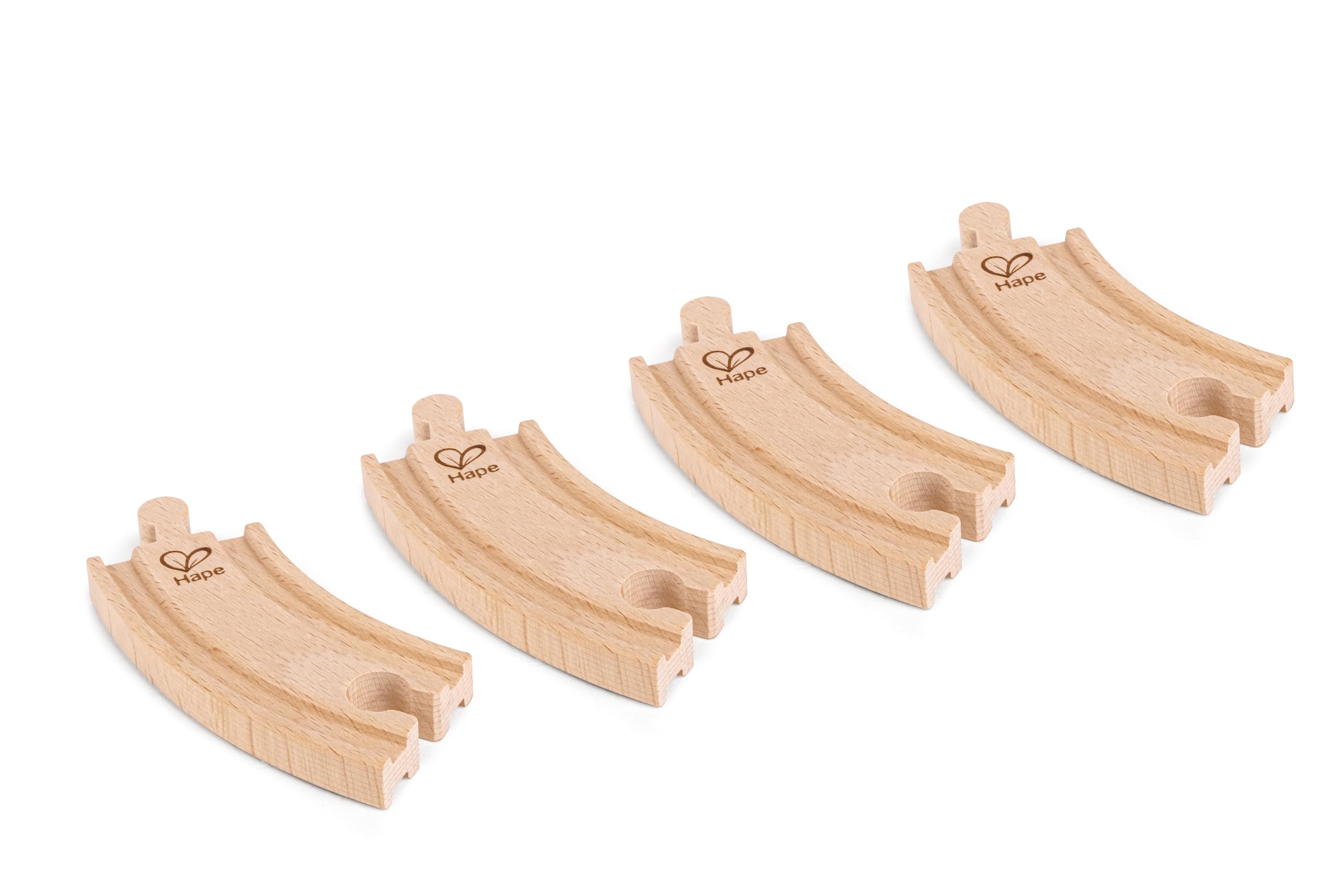 Hape E3707 Super Expansion Rail Pack - Wooden Train Track Accessory for Building Sets 7