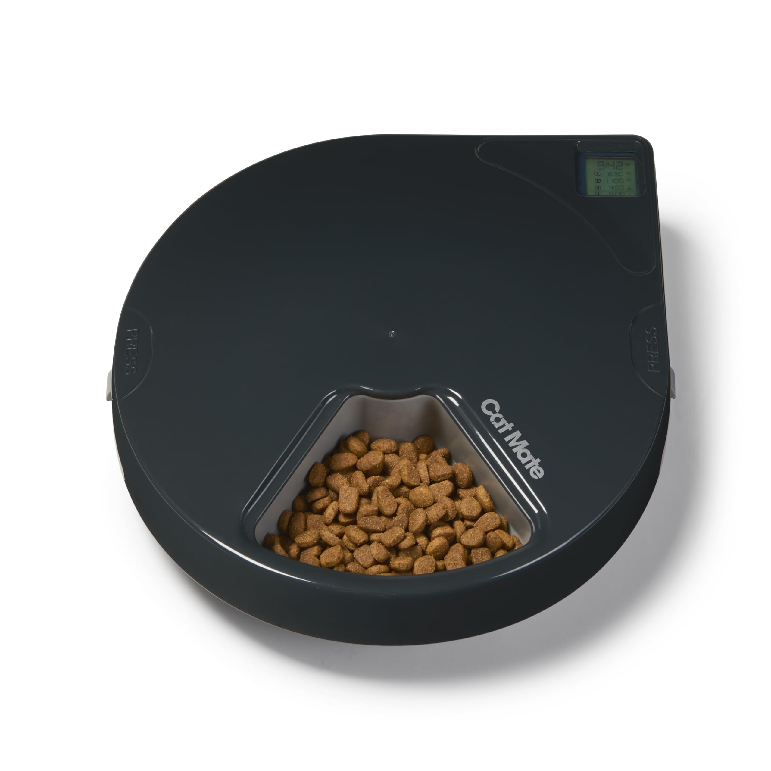Closer Pets Cat Mate C500 Automatic 5-Bowl Feeder with Digital Timer for Wet/Dry Food