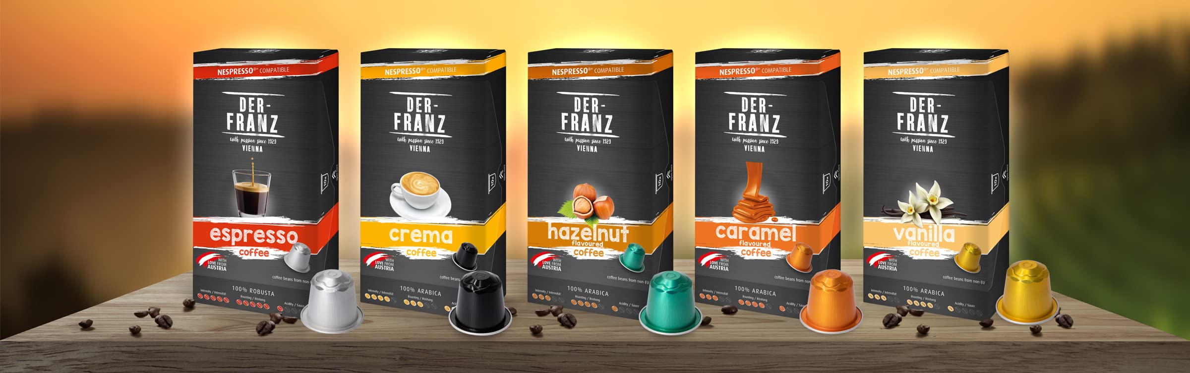 Der-Franz Vanilla Aroma Coffee Capsules, 60 Capsules (6x10) - Nespresso Compatible 4