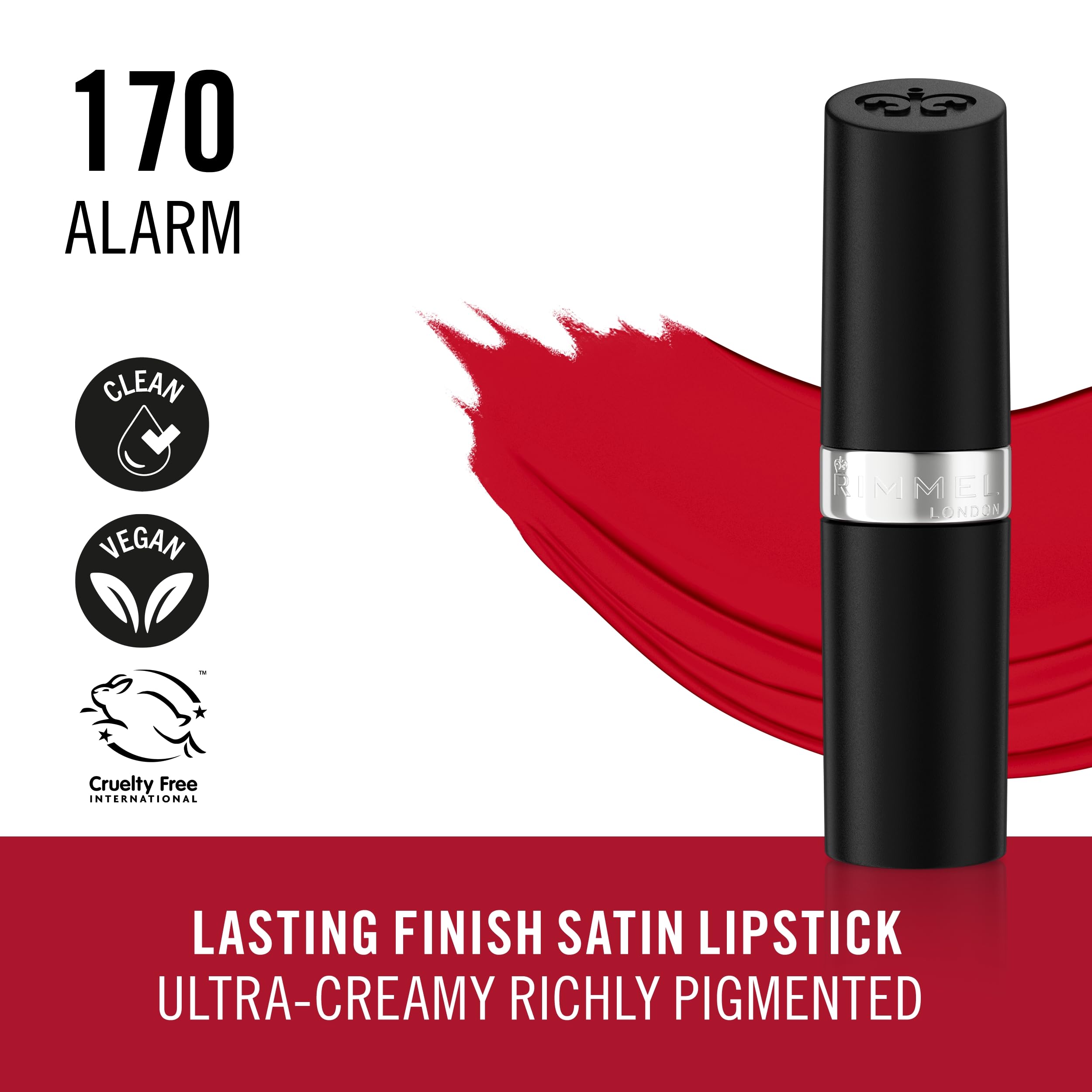 Rimmel - Lasting Finish Lipstick 170 Alarm (4g)