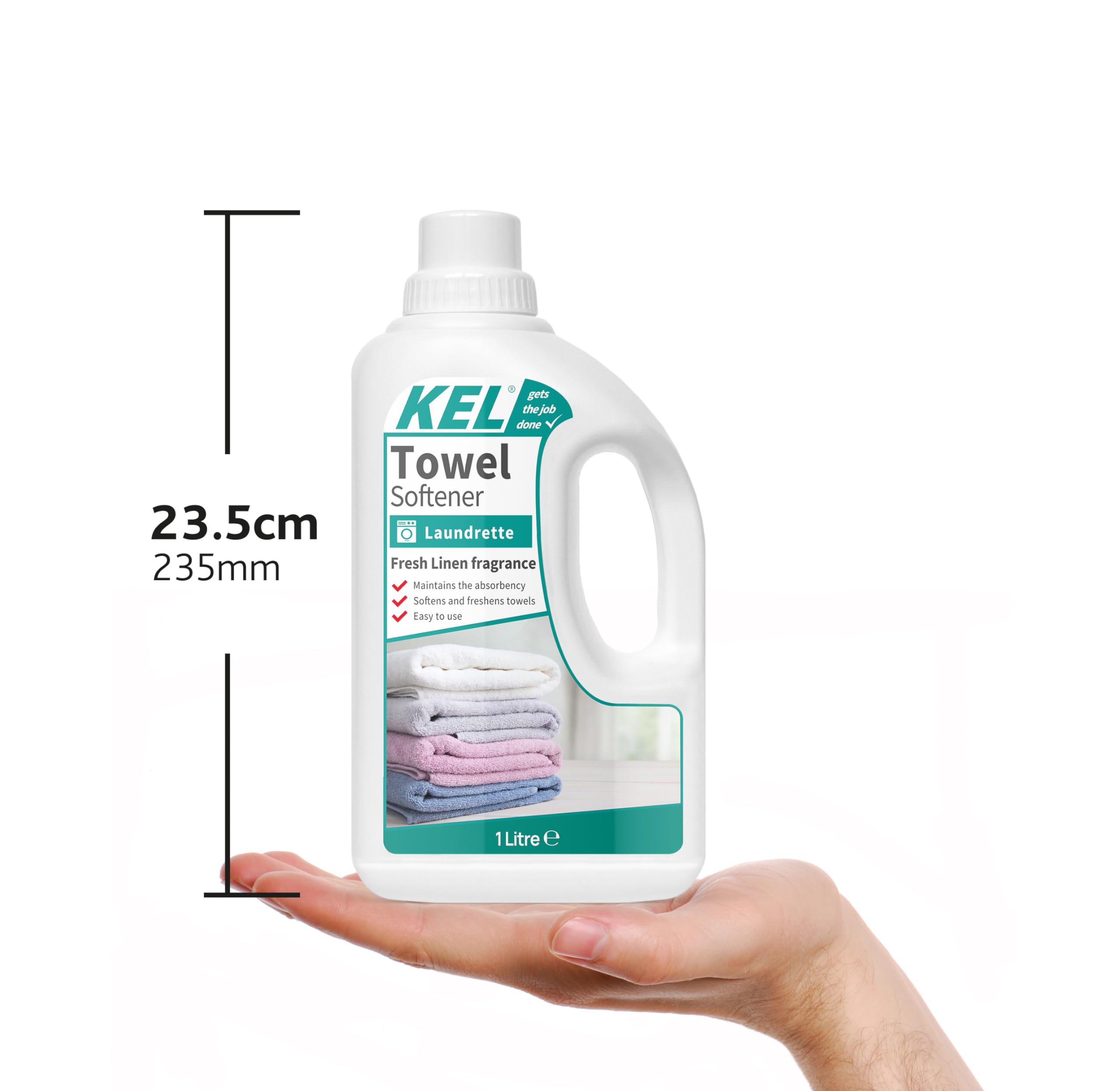 KEL - Towel Softener Liquid Conditioner for Laundry, Improves Absorbency & Fresh Linen Scent 6