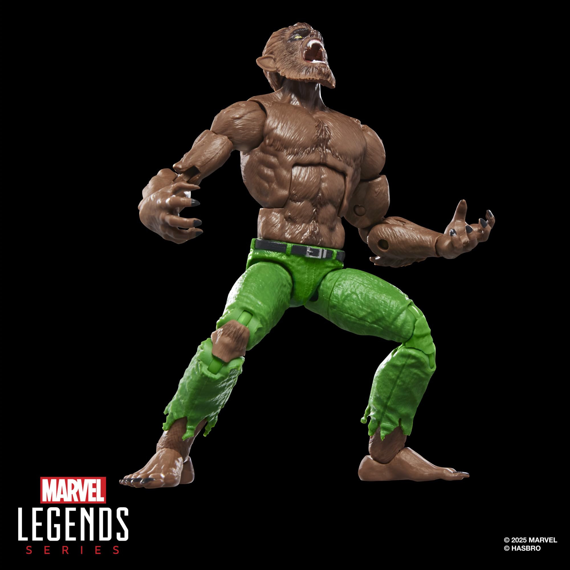 Hasbro Marvel Legends Werewolf By Night Action Figure - 15-cm Scale | Comics-Inspired | 2 Build-A-Figure Parts 5