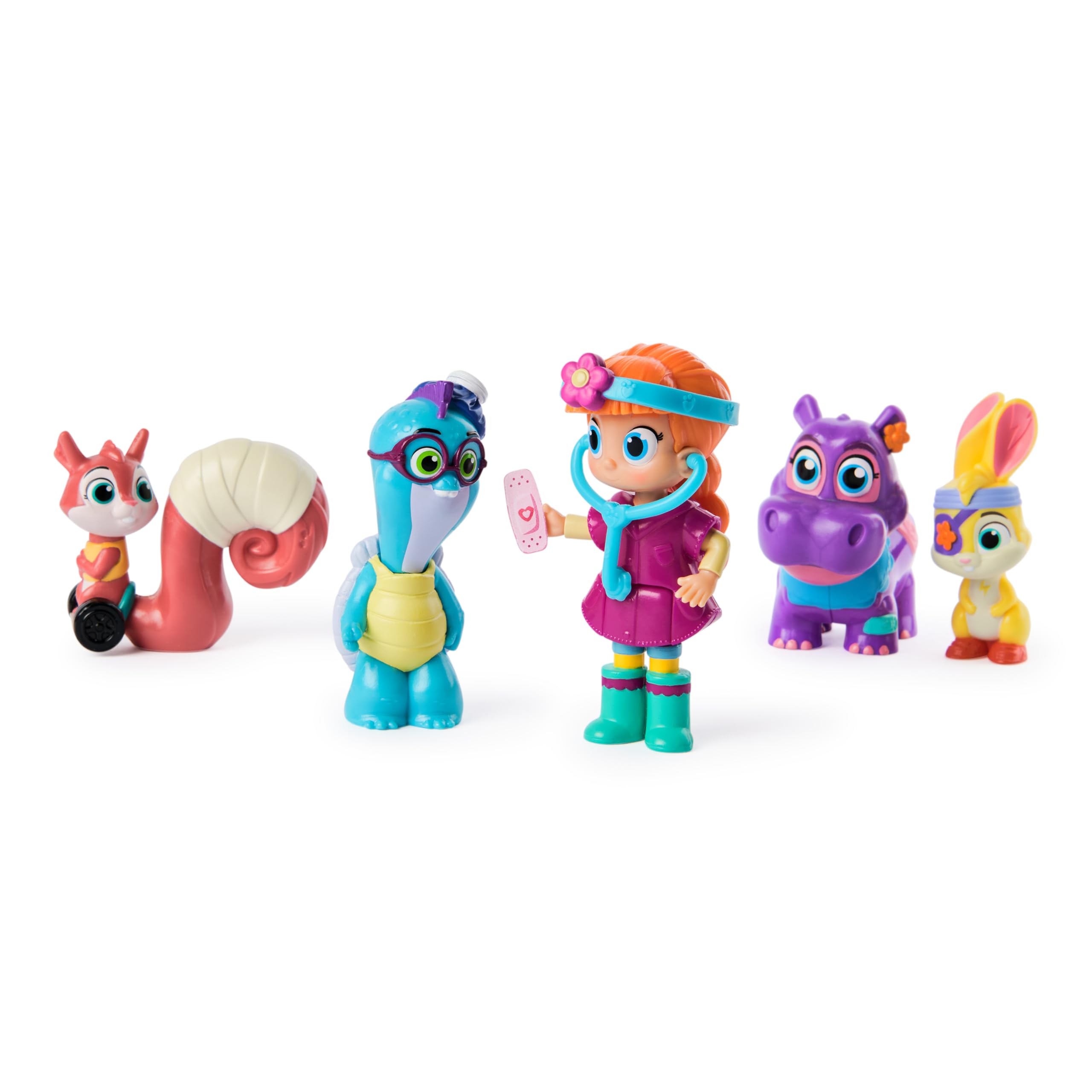 Vida the Vet Check Up & Care Friendship Pack - 5 Action Figures with Stethoscope & Accessories for Kids 3+ 4