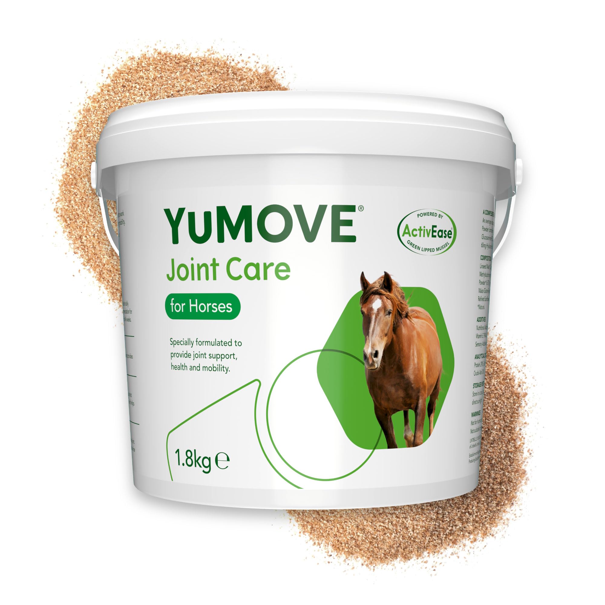 YuMOVE Horse Joint Aid Supplement with Glucosamine, Chondroitin & Green Lipped Mussel | 1.8kg