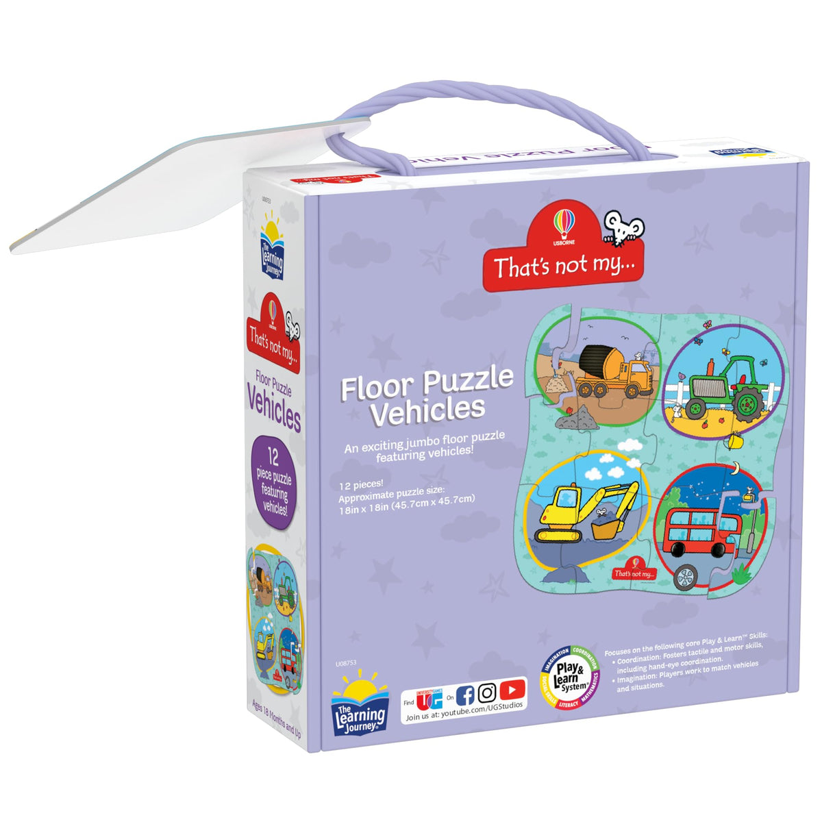 University Games That's Not My... Vehicles Floor Puzzle - 12 Pieces, 18 Months+