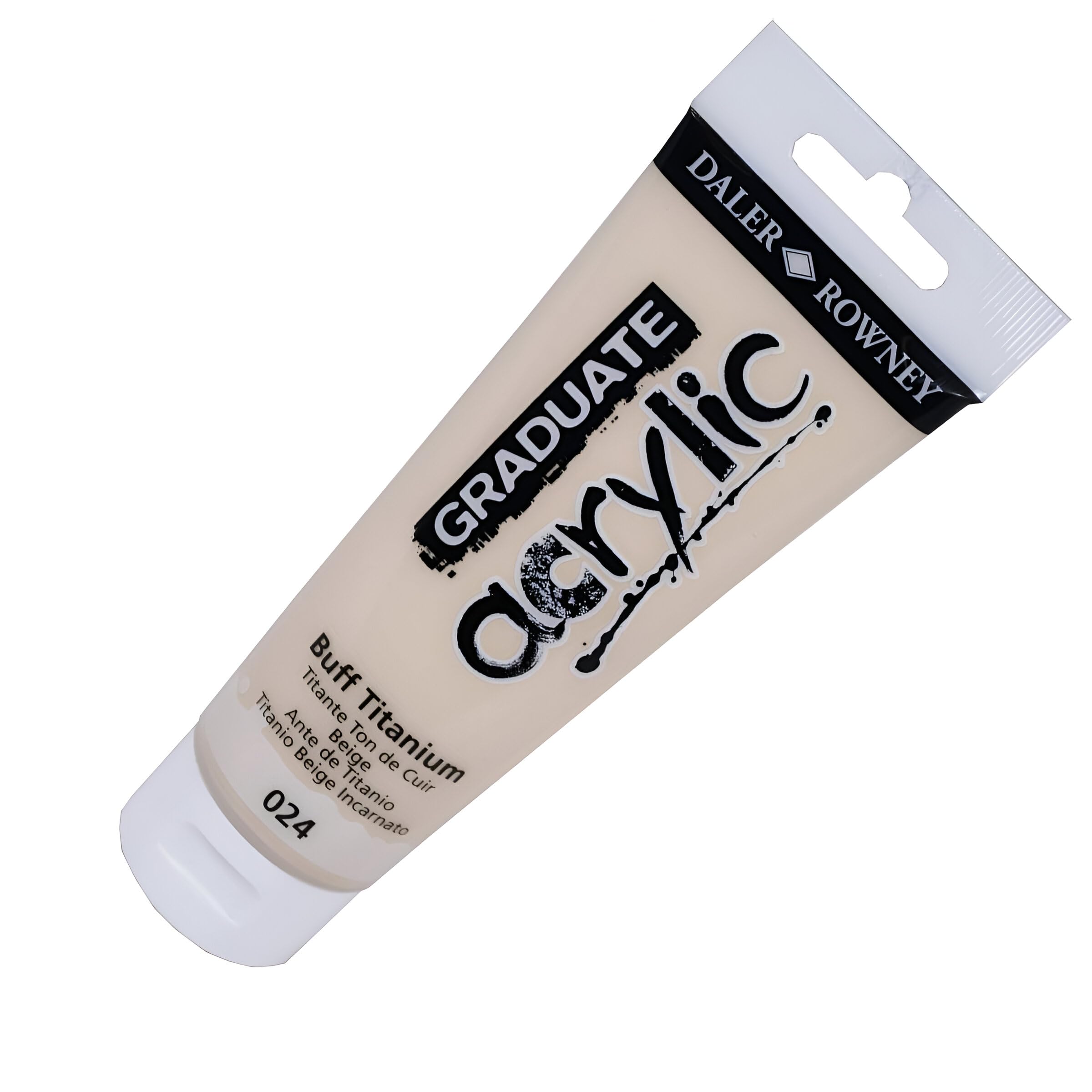 Daler-Rowney Graduate Acrylic Paint, Plastic Tube, 4oz - 120 ml, Buff Titan