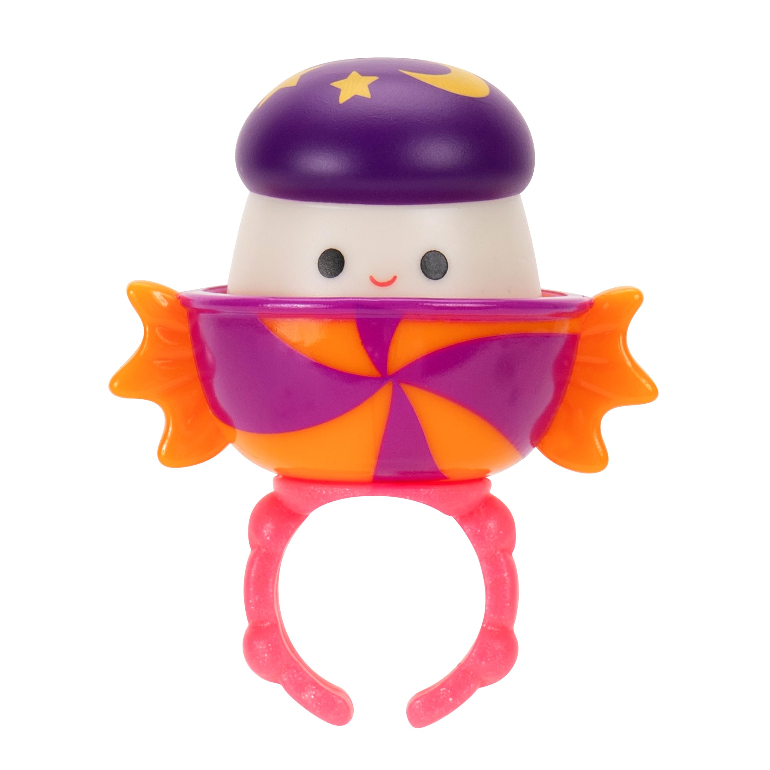 Squish-a-longs Pedma the Candy Corn Cupcake Clip-a-longs Halloween Pack – Glow-in-the-Dark Mini-Squish Carrying Case with 4 Mini Figures & Accessories 6