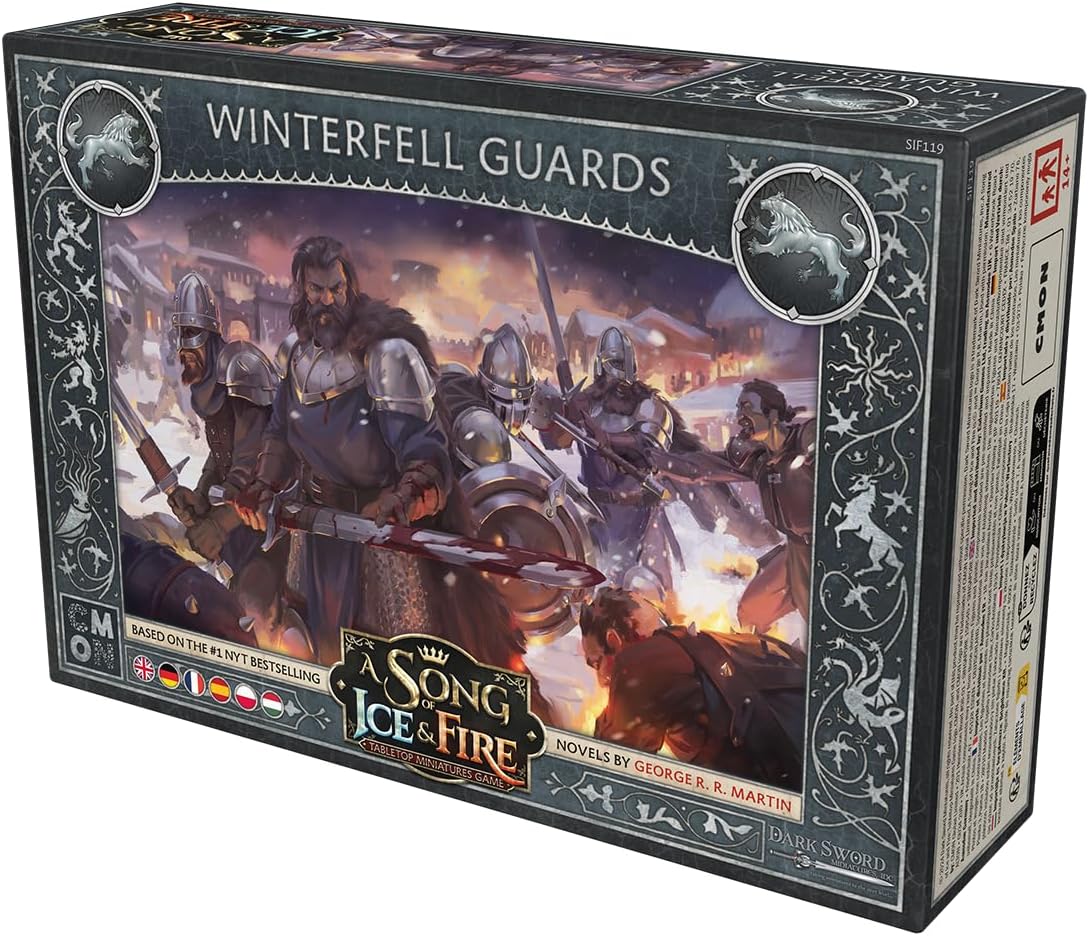 CMON A Song of Ice and Fire Tabletop Miniatures Game Winterfell Guards Unit Box 3