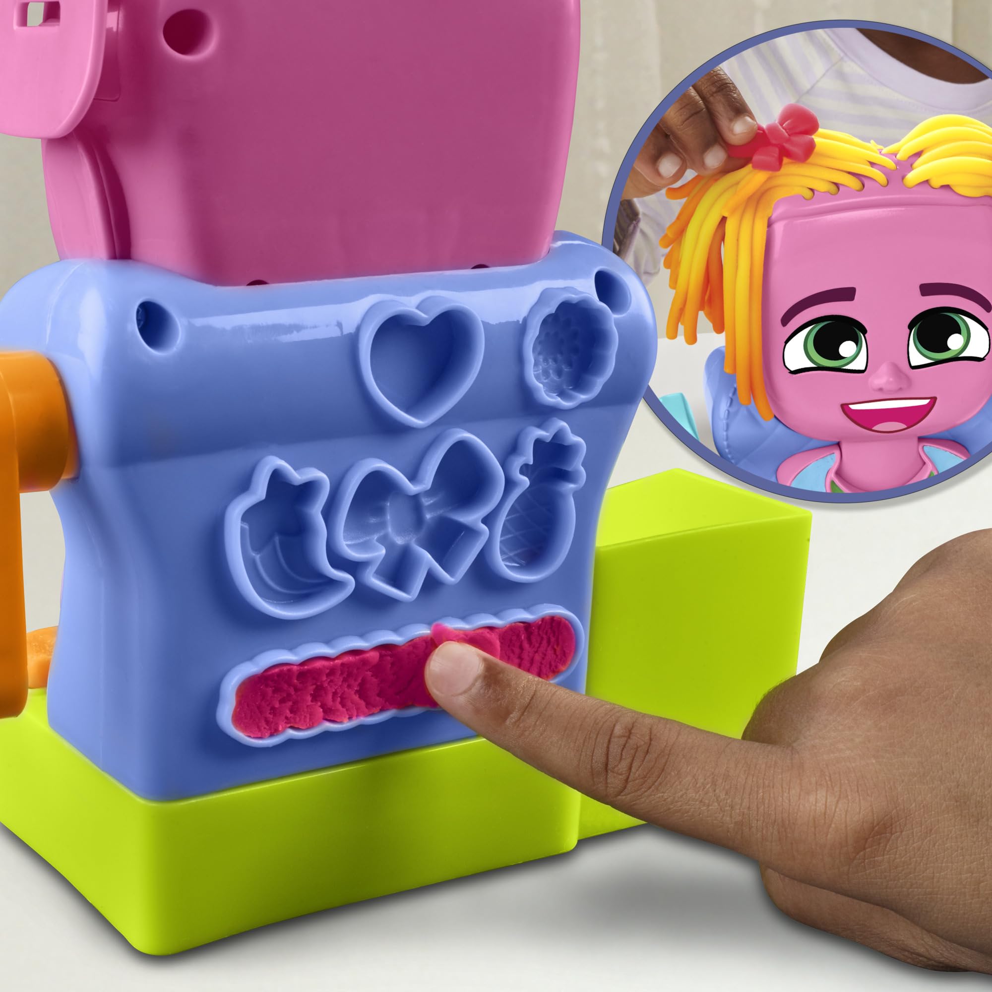 Play-Doh Hair Stylin‘ Salon Spielset – Kreativer Styling-Spaß für Kinder ab 3 Jahren 7
