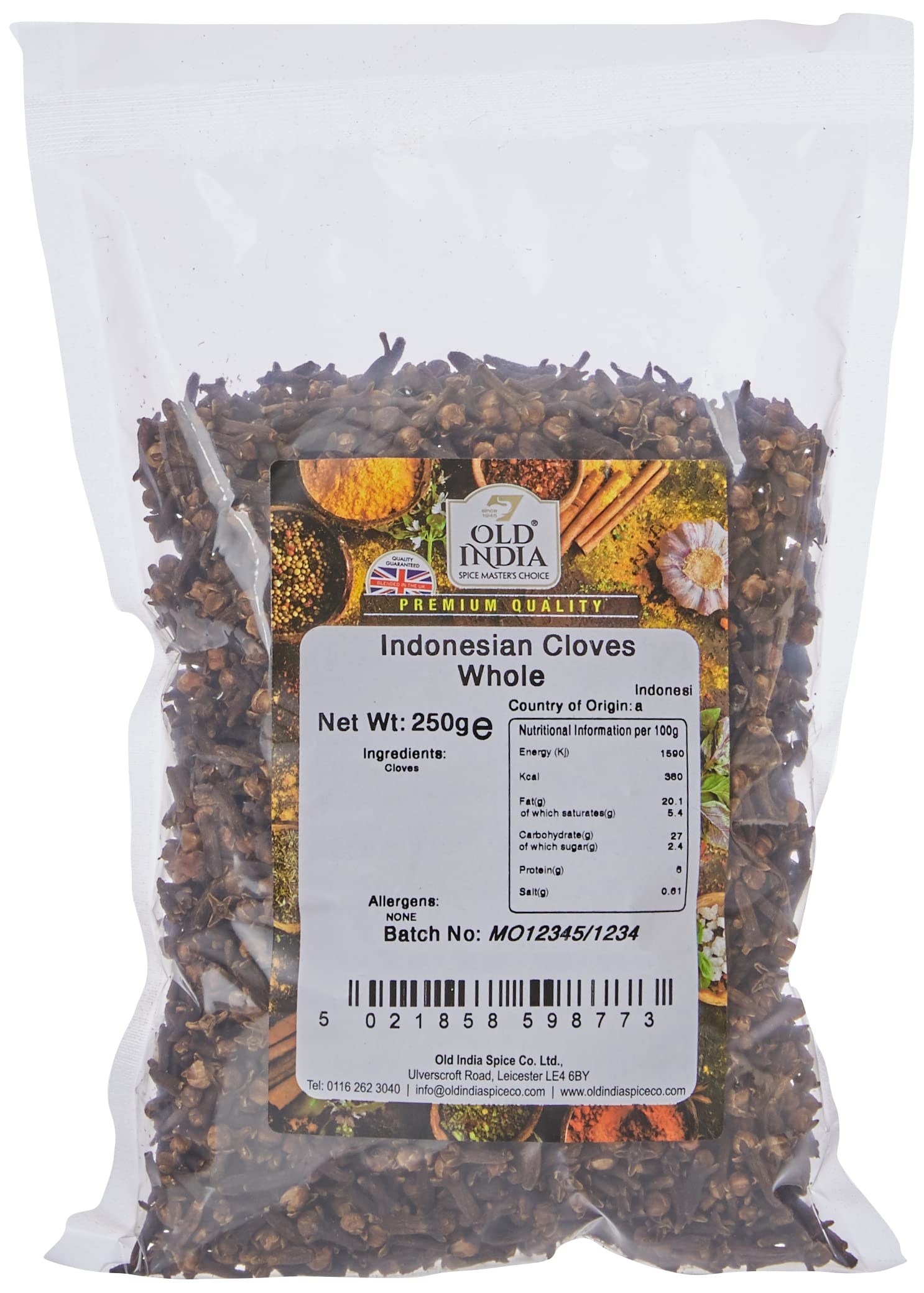 Old India Indonesian Whole Cloves 250g 4