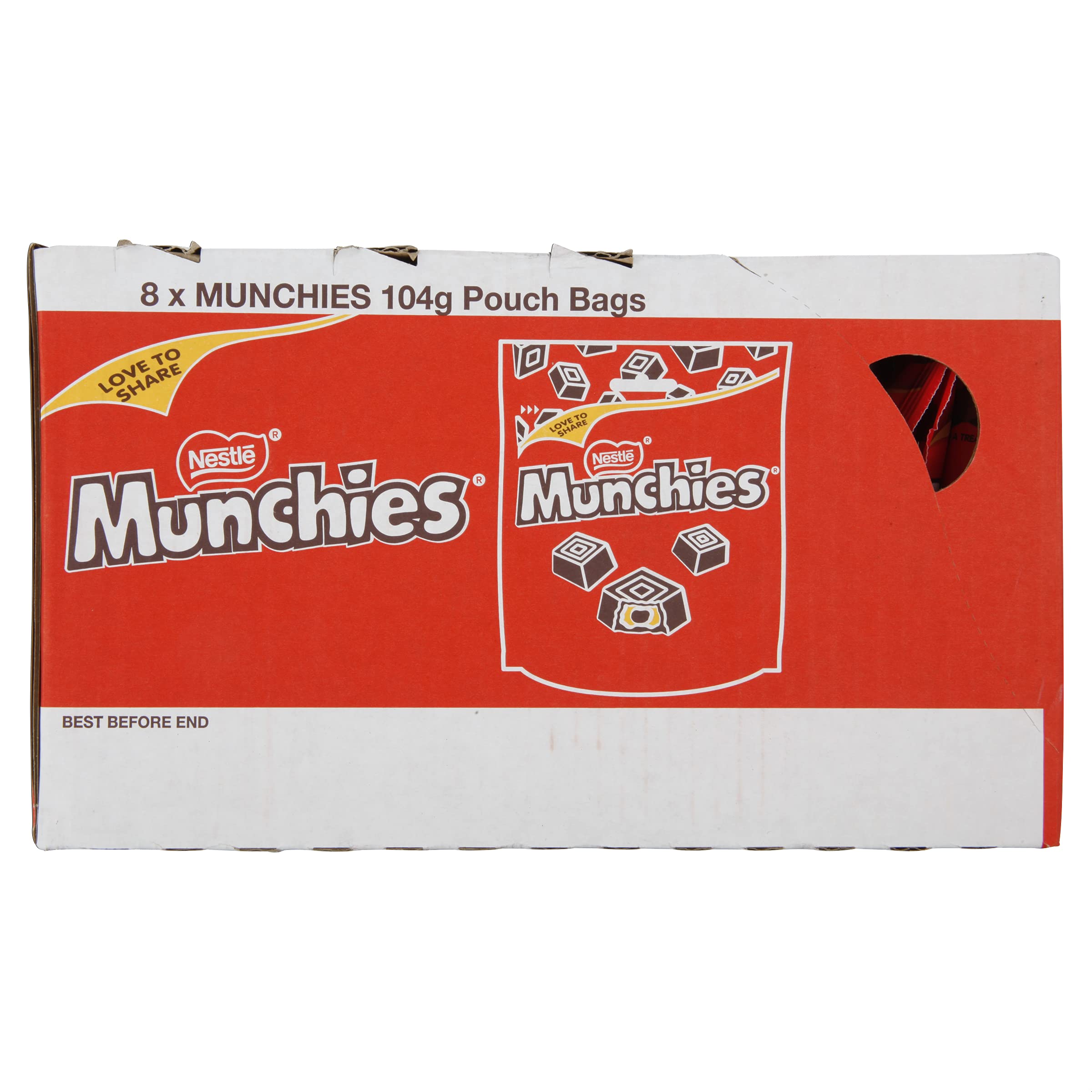Munchies Milchschokolade und Karamell zum Teilen, 104 g 4