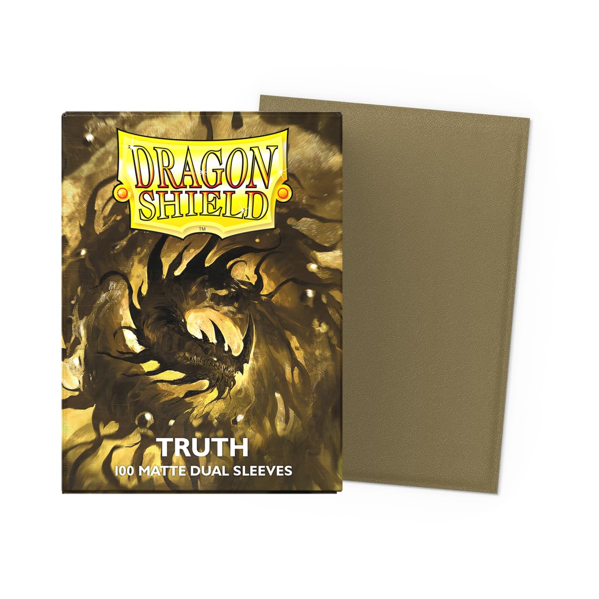 Dragon Shield Dual Matte Sleeves – Wahrheit (100 Stück) Gold 3