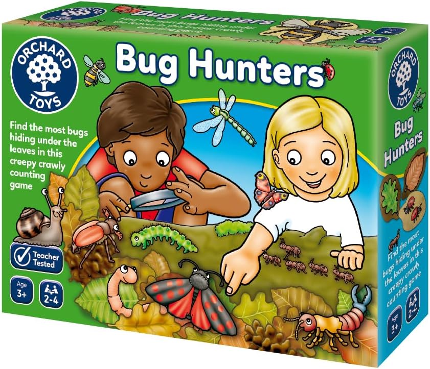 Orchard Toys Bug Hunters Game - Nature Themed Counting Board Game for Kids