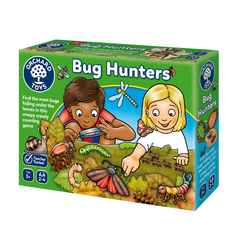 Orchard Toys Bug Hunters Counting Game - Ages 3+, 2-4 Players, Educational Nature Theme