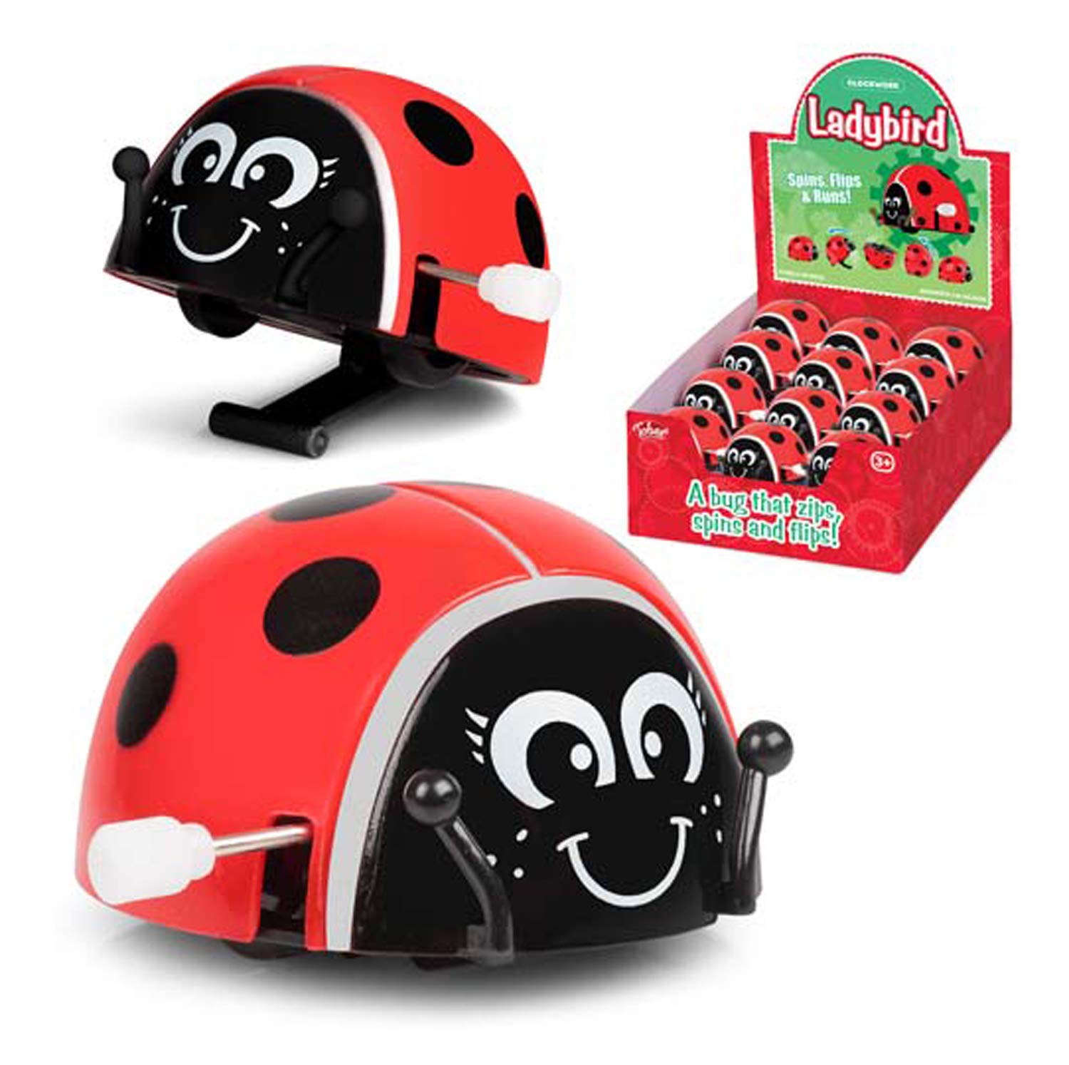 Tobar Clockwork Ladybird Wind-Up Toy - Red, 3+ Years 3