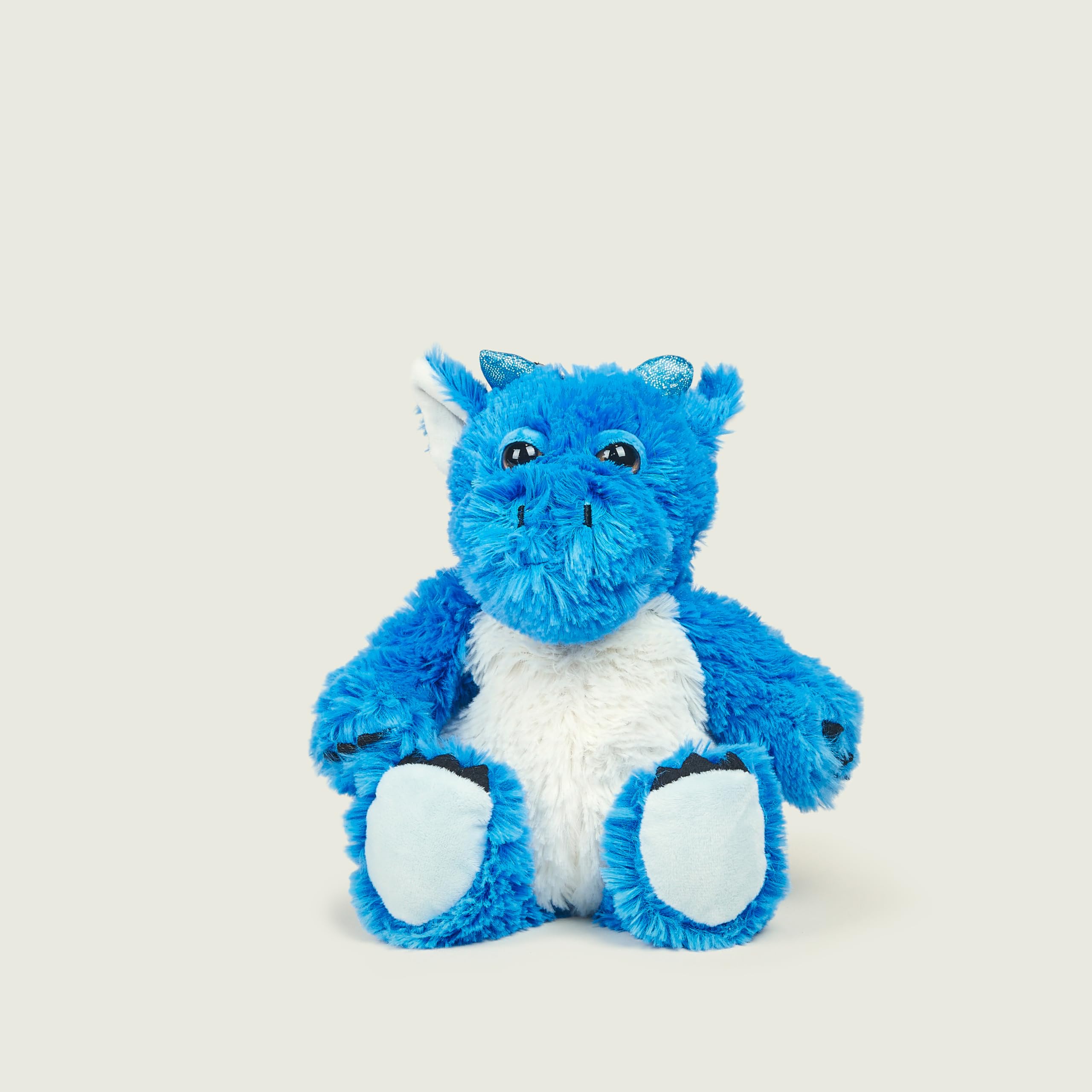 Warmies - Blue Dragon Weighted Teddy Junior Size Microwavable Heat Pad with French Lavender 5