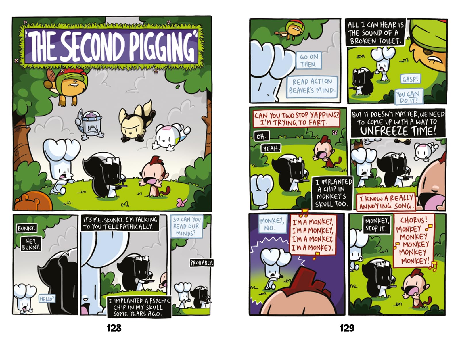 David Fickling Books Bunny vs Monkey: The Impossible Pig | Action & Adventure Comic 4