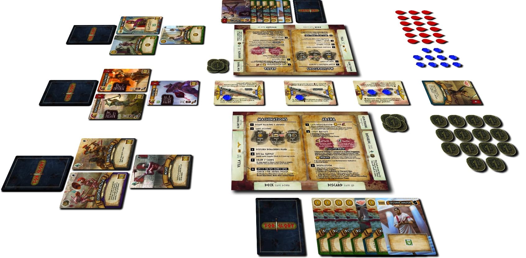 Spielcraft Games For Glory: Premium Edition Board Game 4