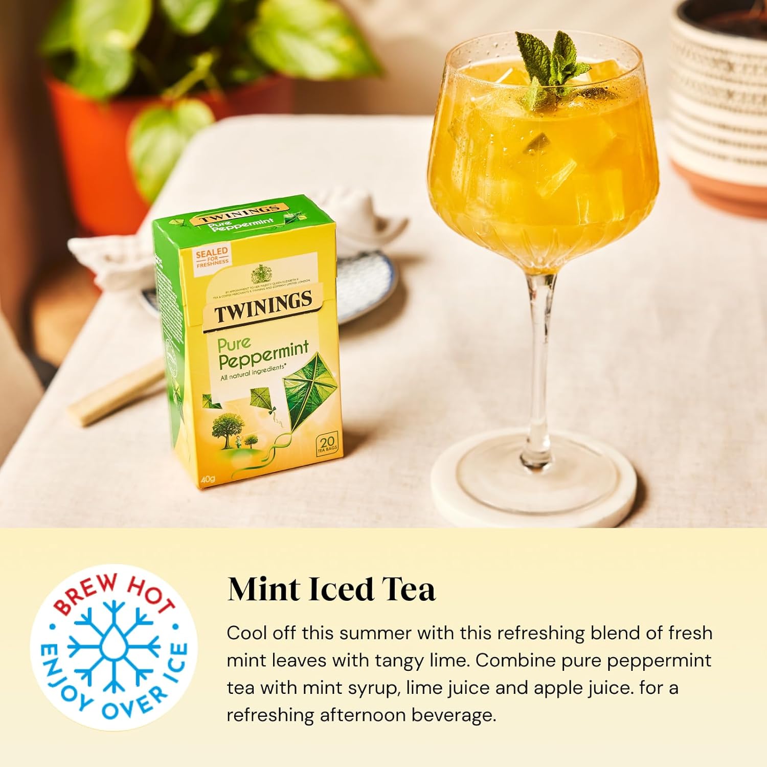 Twinings Pure Peppermint 80 Teebeutel, 160 g – Natürlich koffeinfreier Kräutertee 5