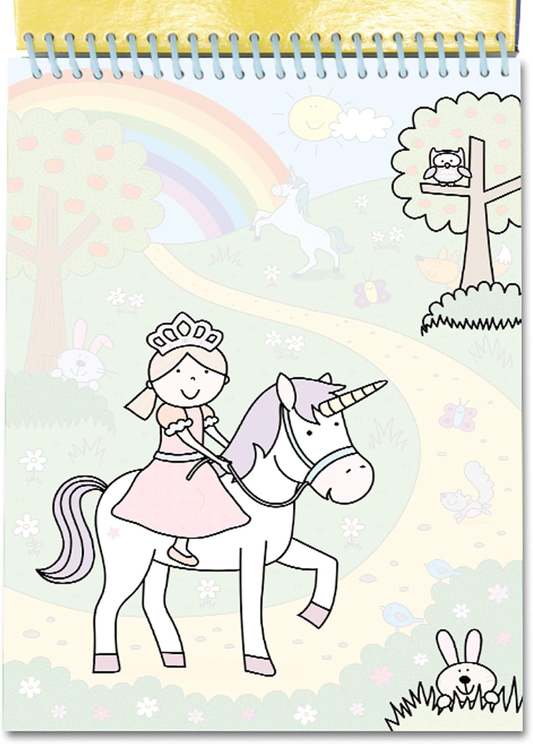 Galt Water Magic Unicorns - Reusable Mess-Free Colouring Book for Kids 3