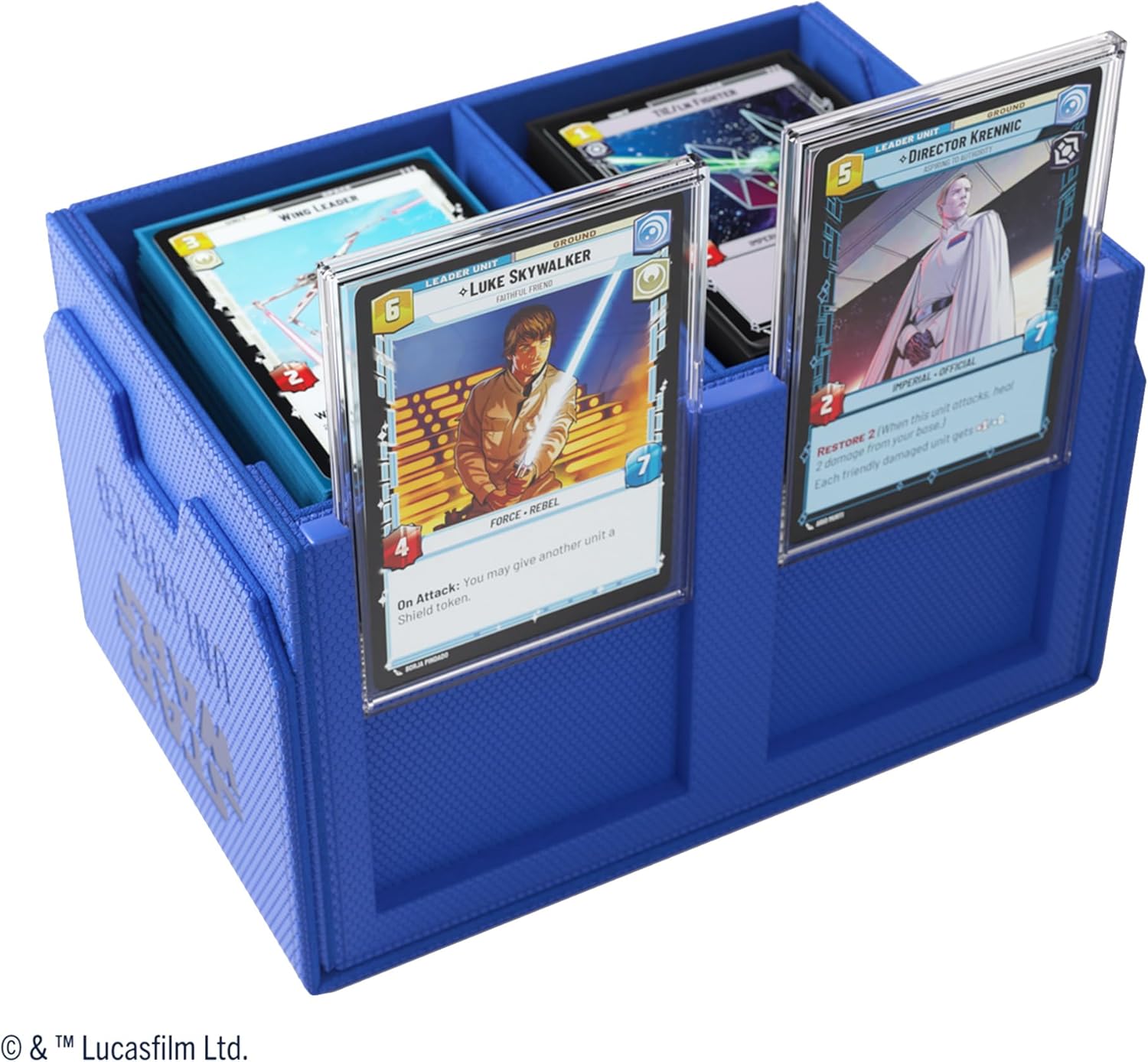 Gamegenic Star Wars Unlimited Double Deck Pod - Blue Card Game Accessory 5