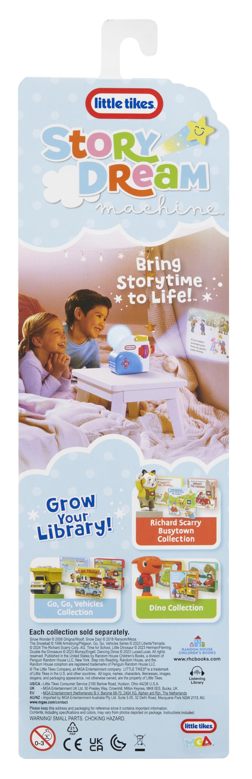Little Tikes Story Dream Machine Snowy Day Collection - 3 Books & 1 Light-Up Character for Ages 3+ 7