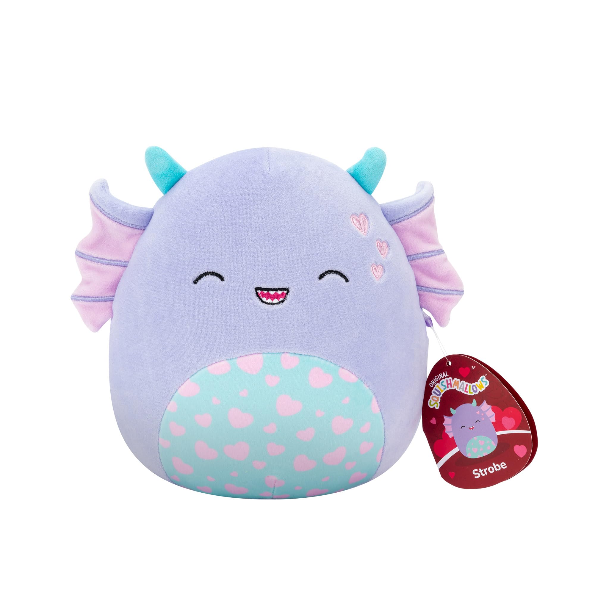 Squishmallows Strobe the Purple Swamp Monster - 7.5-Inch Valentine's Day Plush 4
