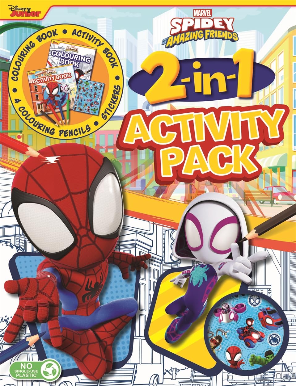 Autumn Marvel Spidey and his Amazing Friends 2-in-1 Activity Pack | Paperback | Ages 4-6