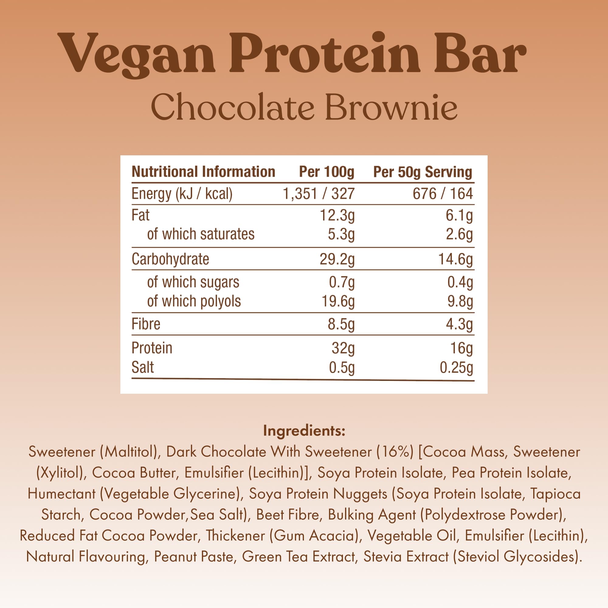 Free Soul Vegan Protein Bars 12 x 50g | Plant-Based Chocolate Protein Snack | High Protein, Low Sugar 6