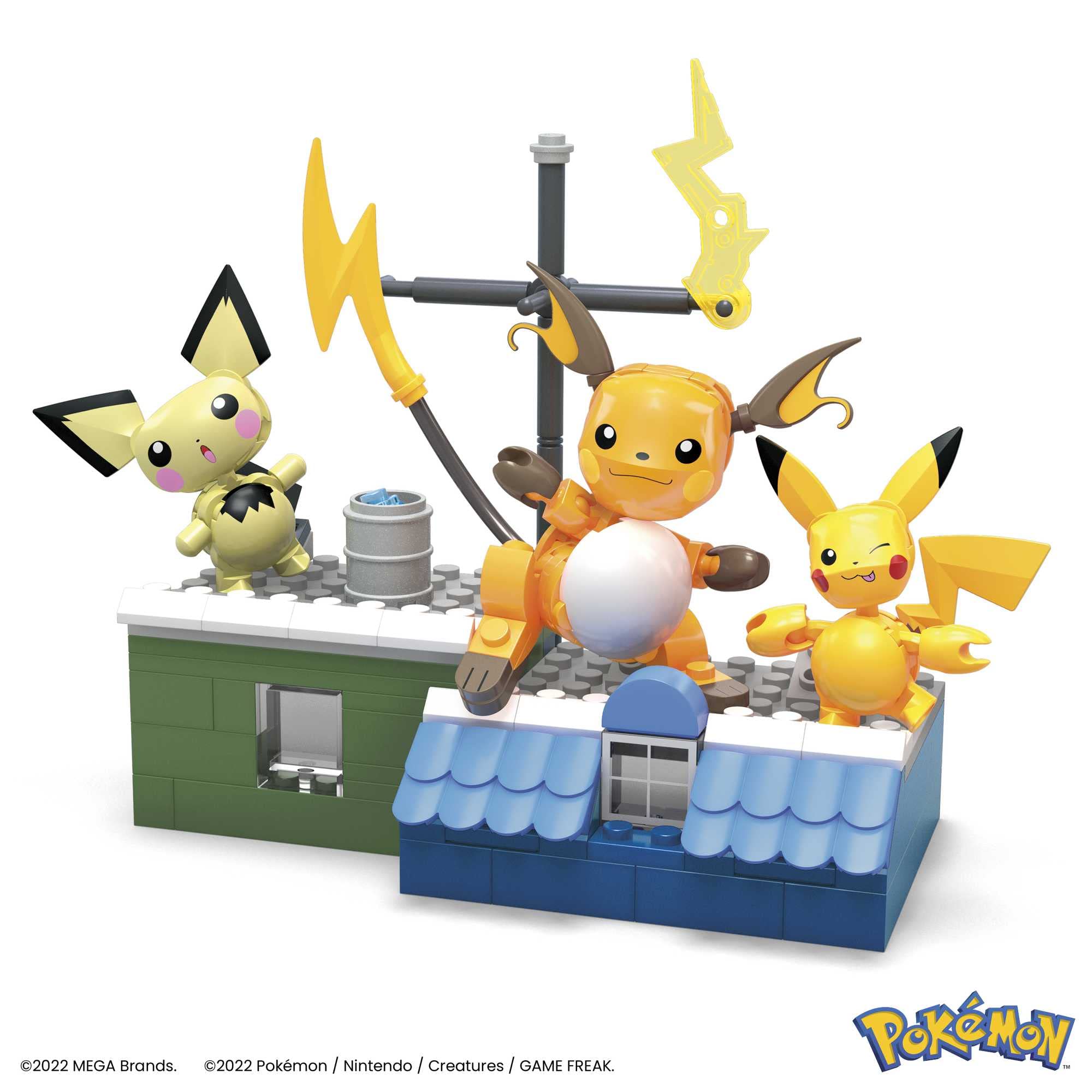 MEGA Pokémon Pikachu Evolution Building Set - 160-Piece Action Figure Playset for Kids 6+ 5