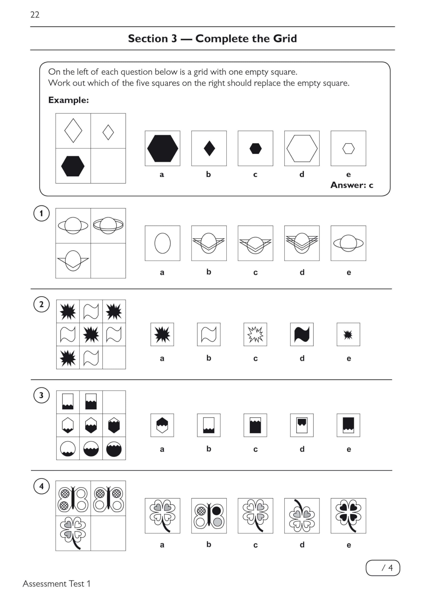CGP 11+ GL Non-Verbal Reasoning Practice Book & Assessment Tests - Ages 8-9 with Online Edition 6