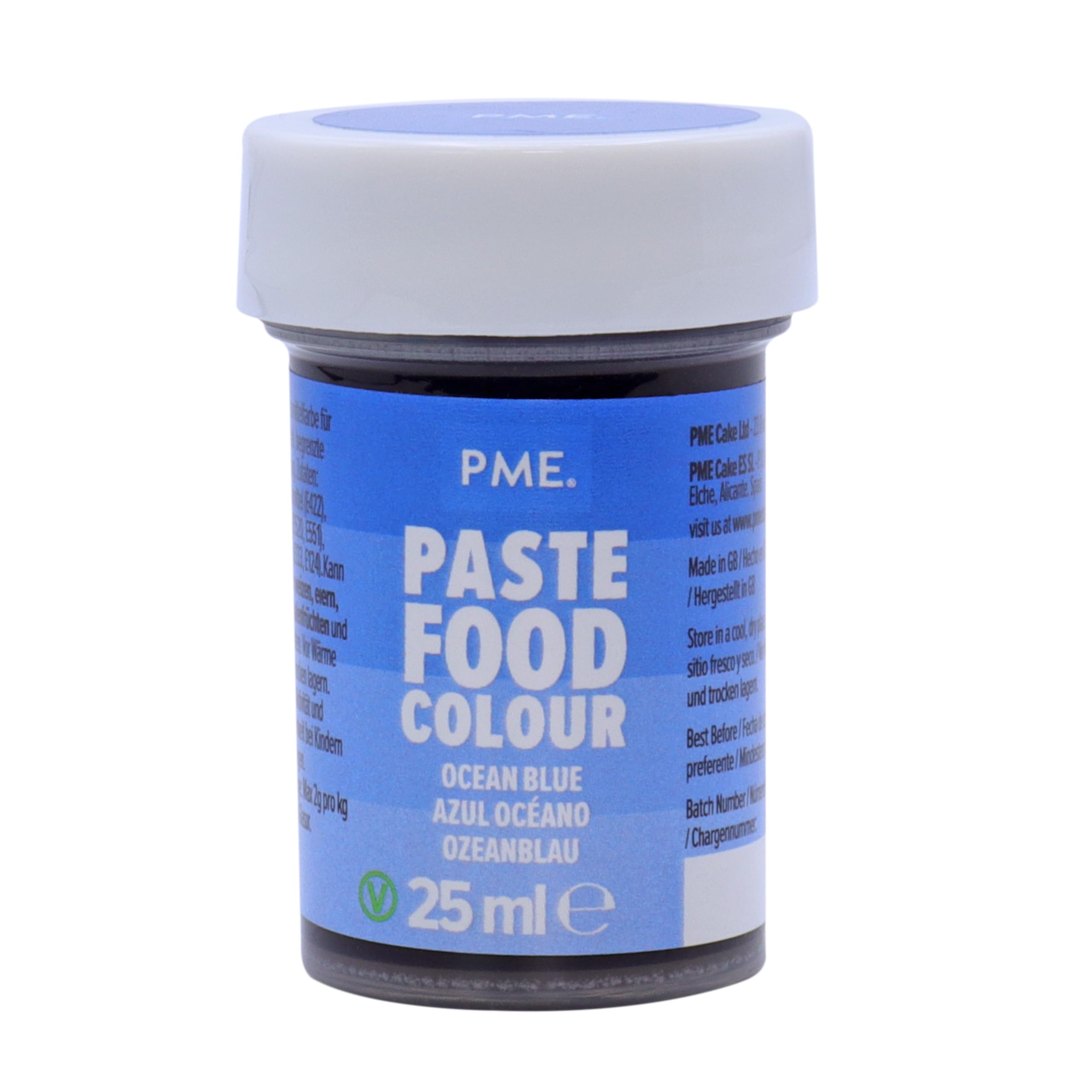 PME Paste Food Colouring - Ocean Blue | Concentrated Gel Paste | 25g Tub