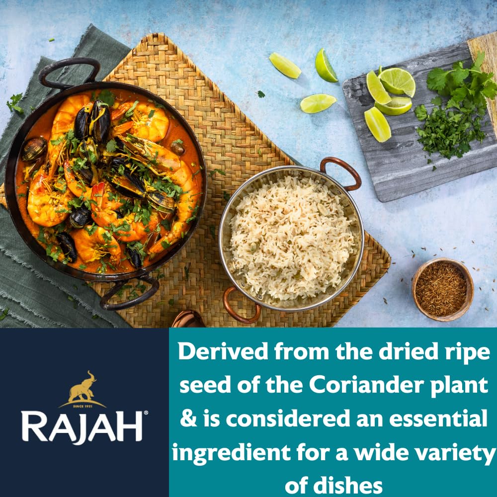 Rajah Ground Coriander Powder (Dhaniya) - 1 kg | 100% Pure & Authentic Spice