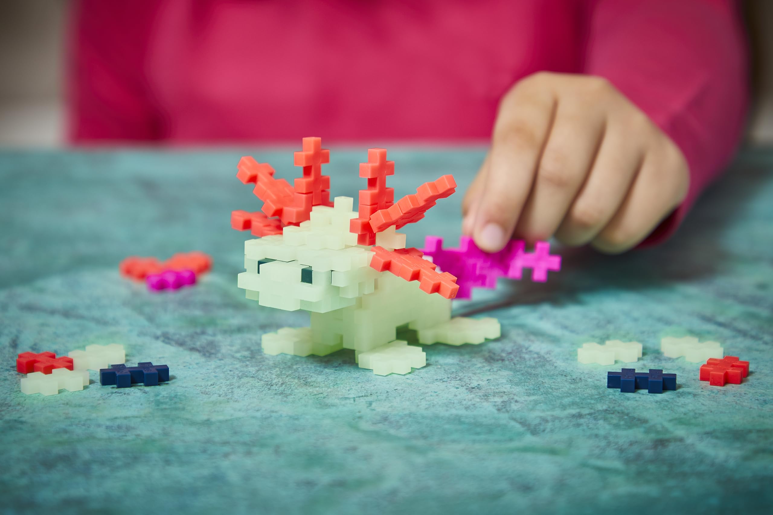 PLUS PLUS Building Blocks Toy - 100 pc Creative STEM Construction Set for Kids Age 5+ 7