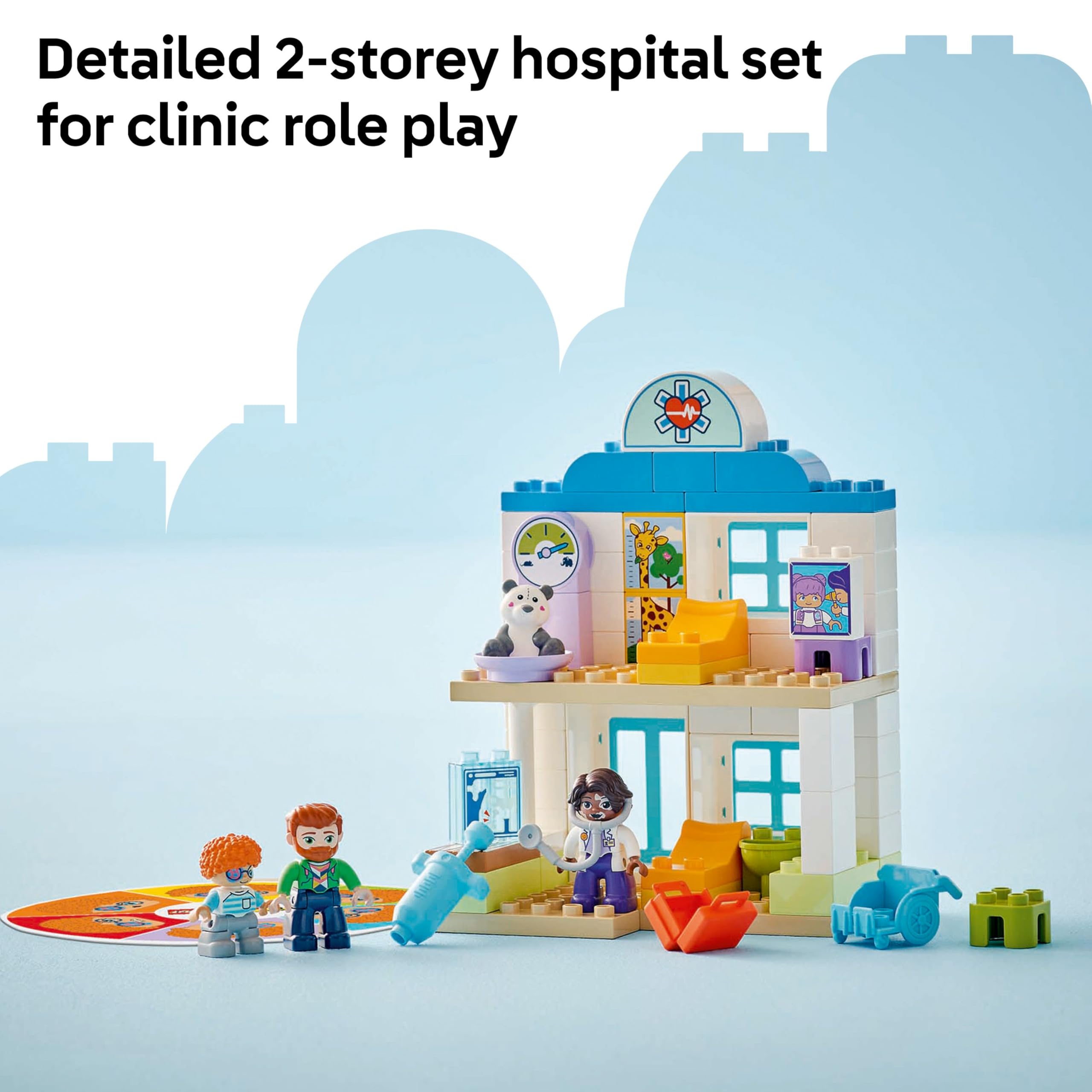 LEGO DUPLO First Time: Visit to the Doctor - Role Play Building Set for Toddlers 2+ 9