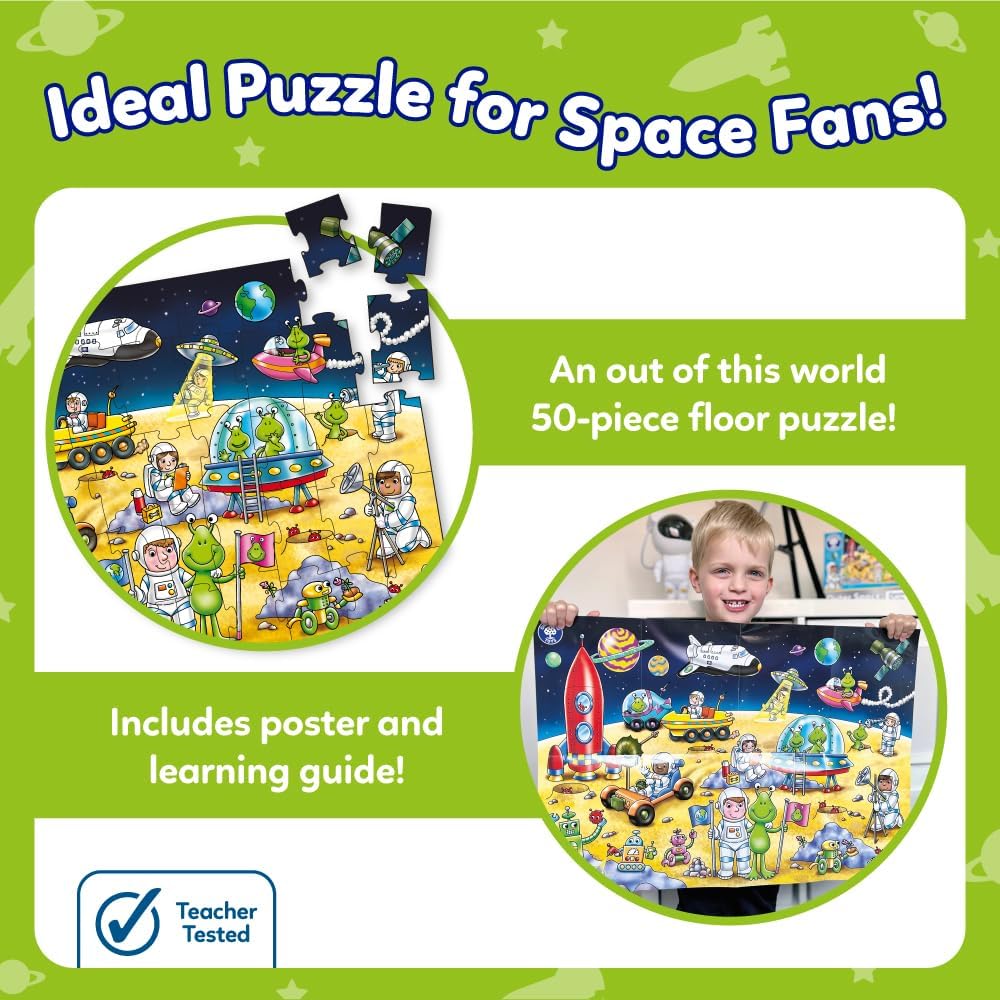 Orchard Toys Outer Space Jigsaw Puzzle - 50-Piece Educational Floor Puzzle for Ages 4+ 4