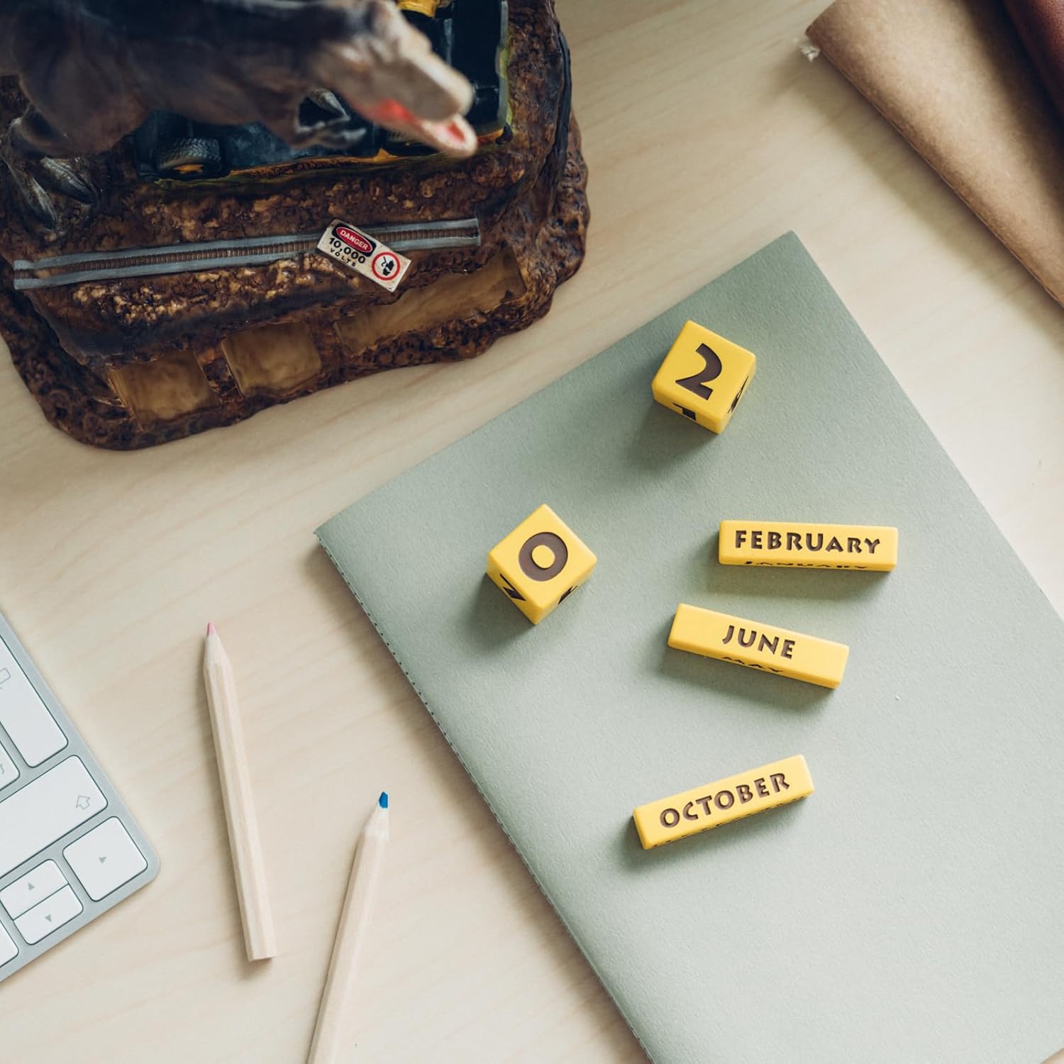 Grupo Erik Jurassic Park T-Rex 3D-Ewiger Flip-Kalender 15