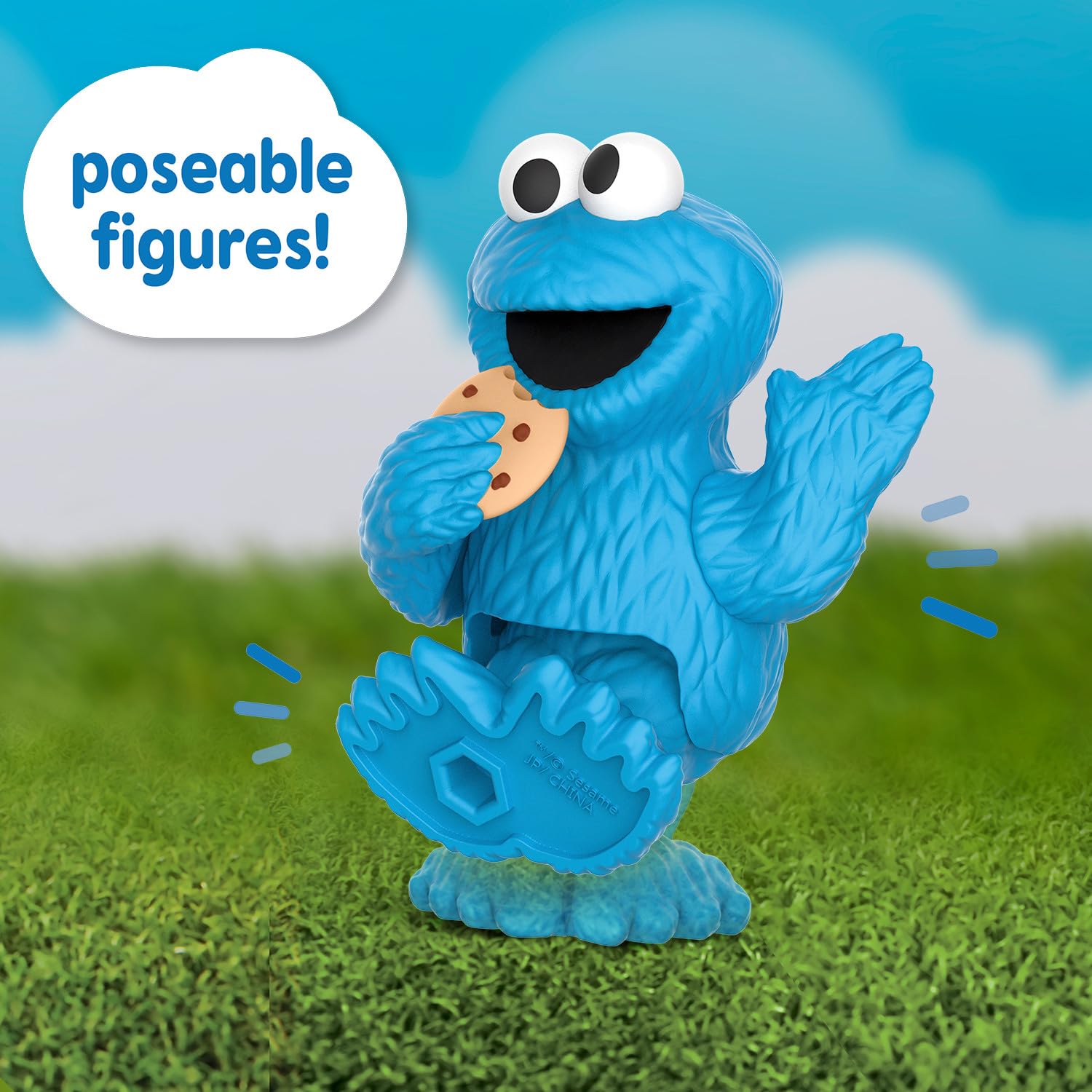 Just Play Sesame Street Neighborhood Friends 6-Pack - 3-Inch Poseable Figures for Kids Ages 2+ 4