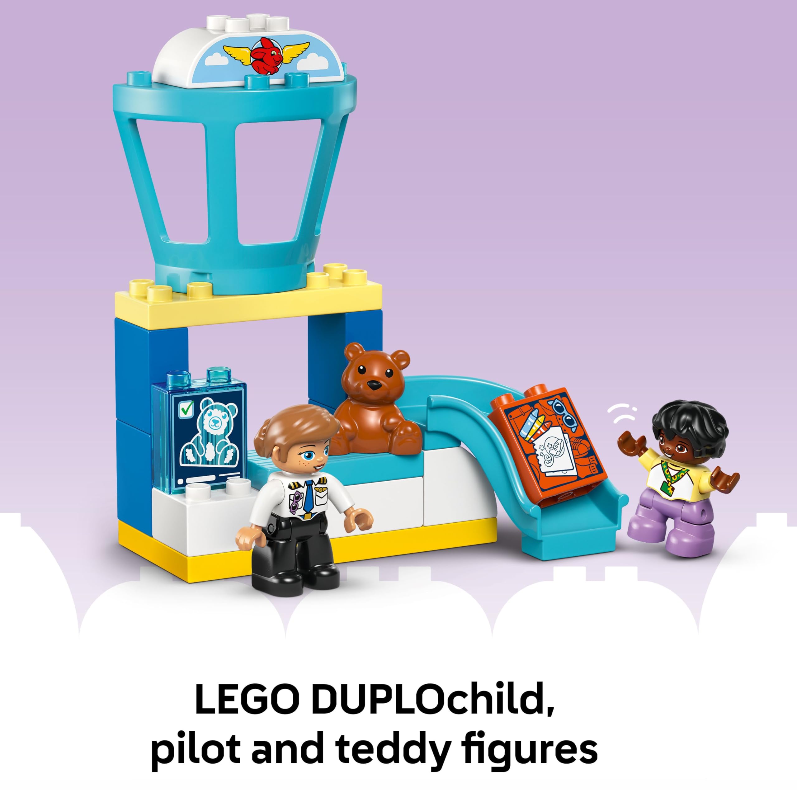 LEGO DUPLO First Time at the Airport - Educational Building Set for Toddlers 2+ 4