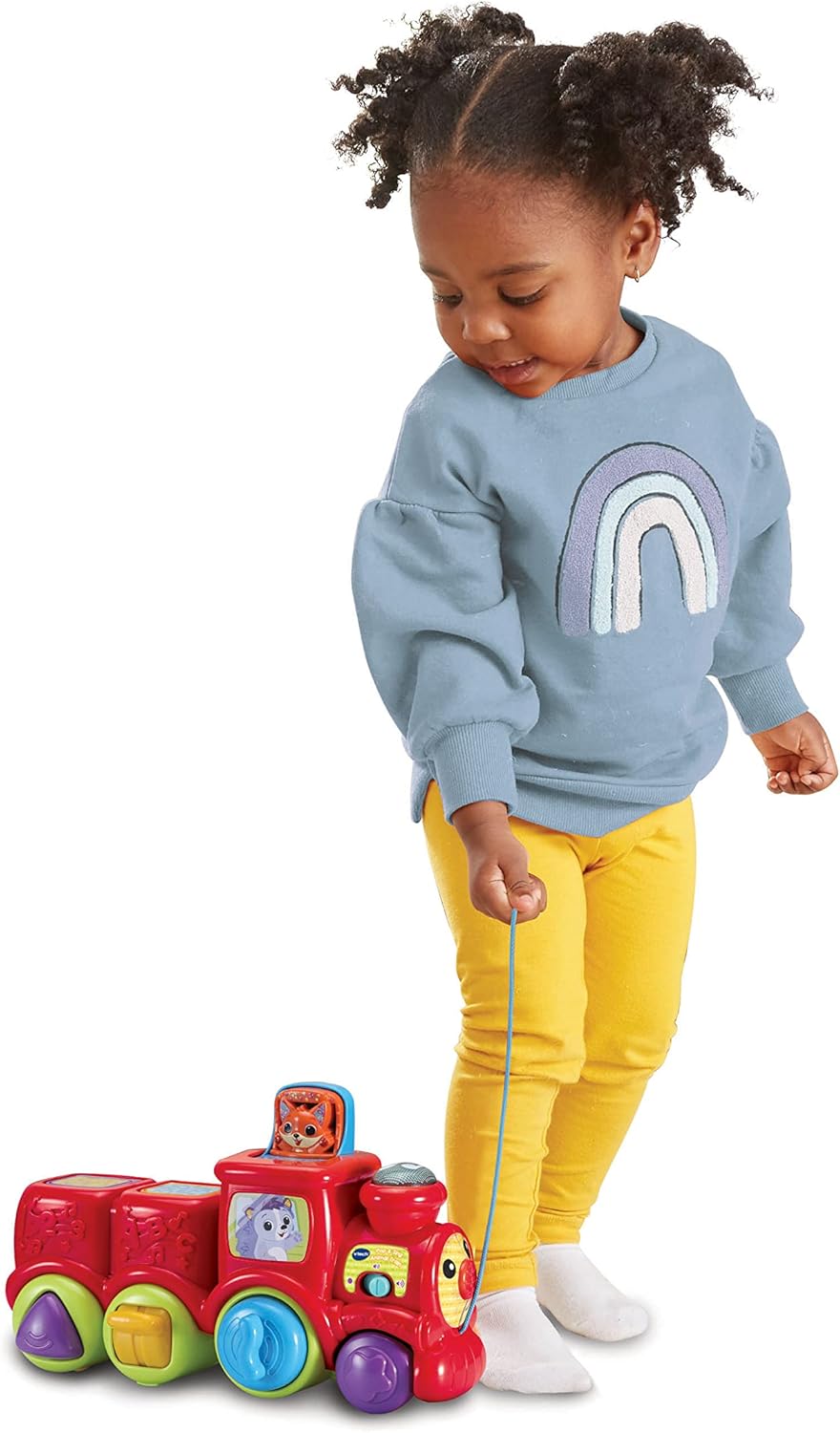 VTech Pop & Sing Animal Train - Interactive Musical Push & Pull Toy for Babies 6-36 Months