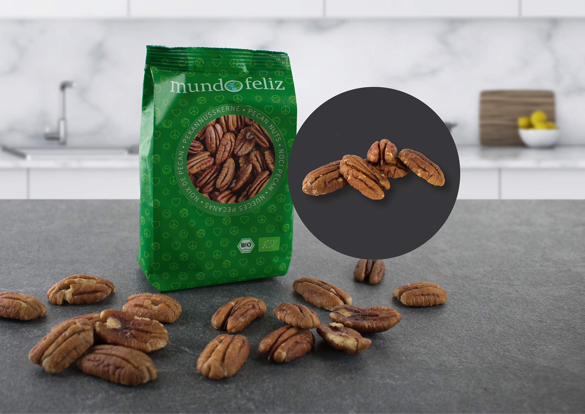 Mundo Feliz - Organic Pecan Nuts 5 x 100 g