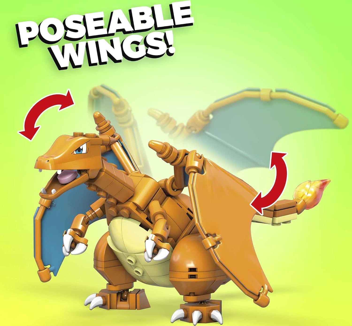 Mega Construx Pokémon Charizard - Buildable & Poseable Action Figure for Ages 6+ 6