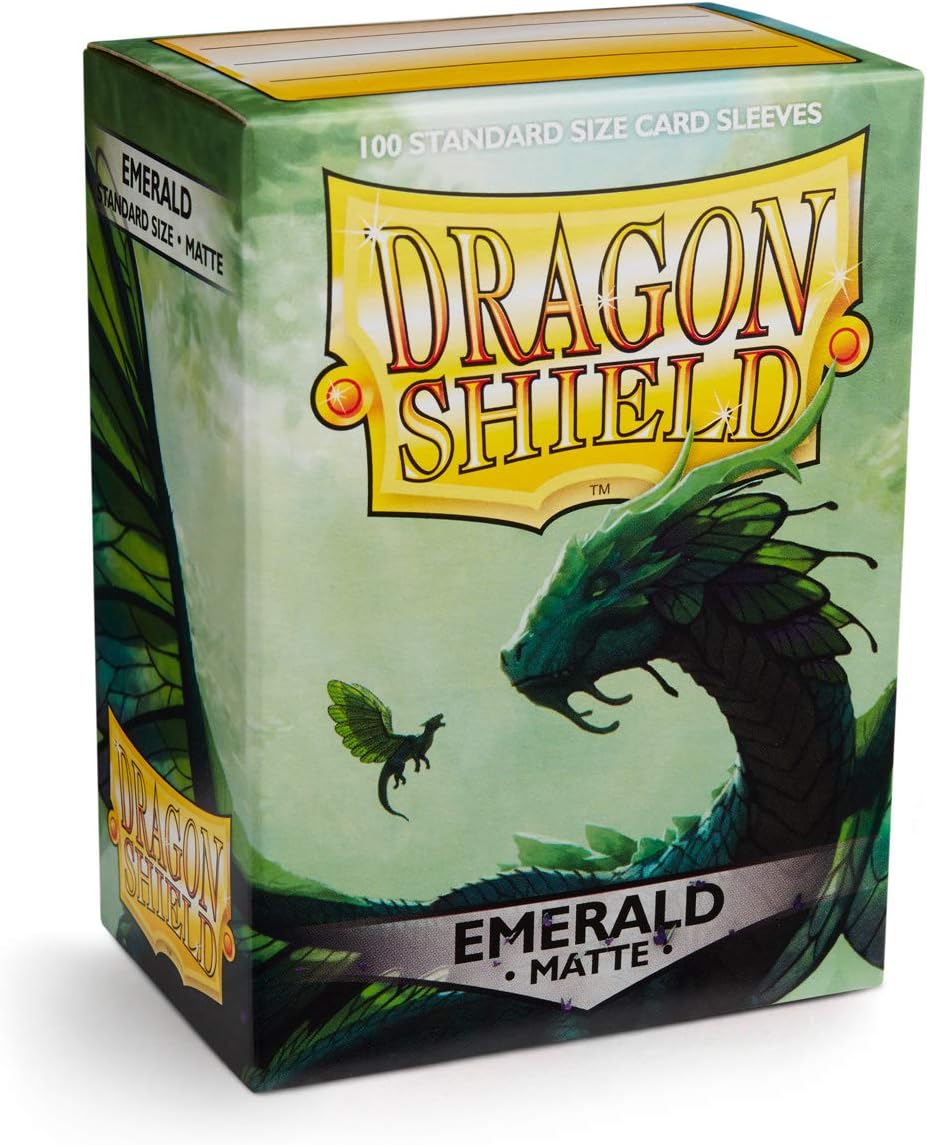 Arcane Tinmen Dragon Shield Matte Sleeves - Emerald (100ct in Box)