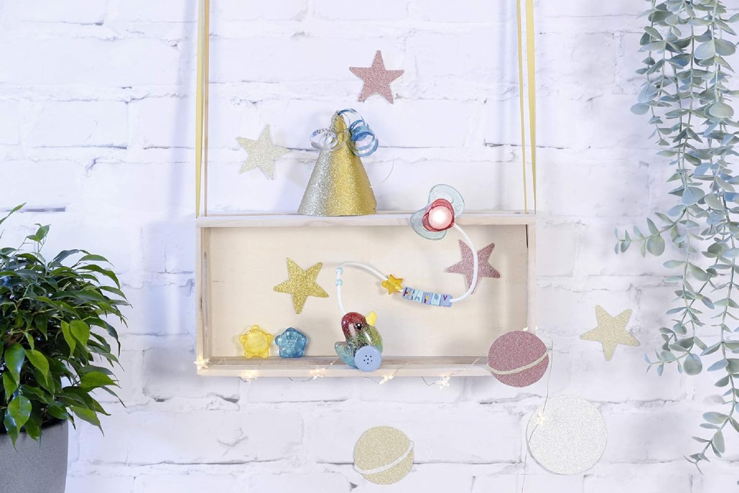 BABY Born 830017 Interactive Magic Dummy - Light-Up & Sound Pacifier for 43cm Dolls 4