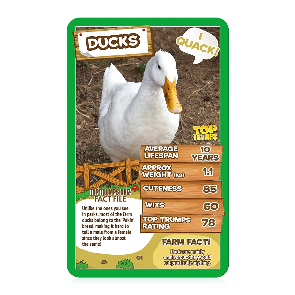 Top Trumps Farm Animals Classics Card Game 10