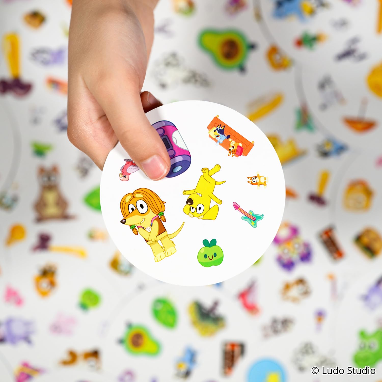 Asmodee Dobble Bluey Kids Card Game for Ages 4+ | 2-8 Players | 15-Minute Play