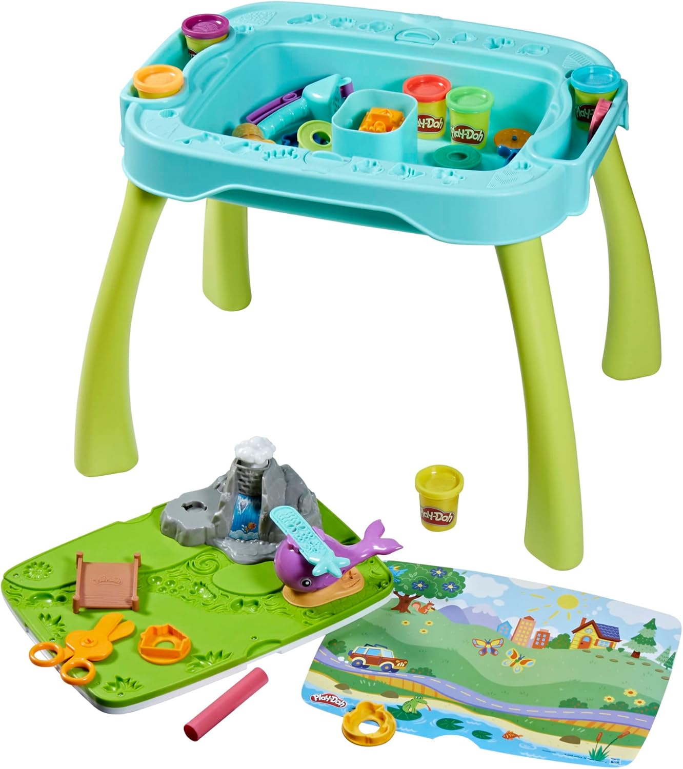 Play-Doh F6927 1st Creative Table - Reversible Arts & Crafts Center for Kids 3+ 6