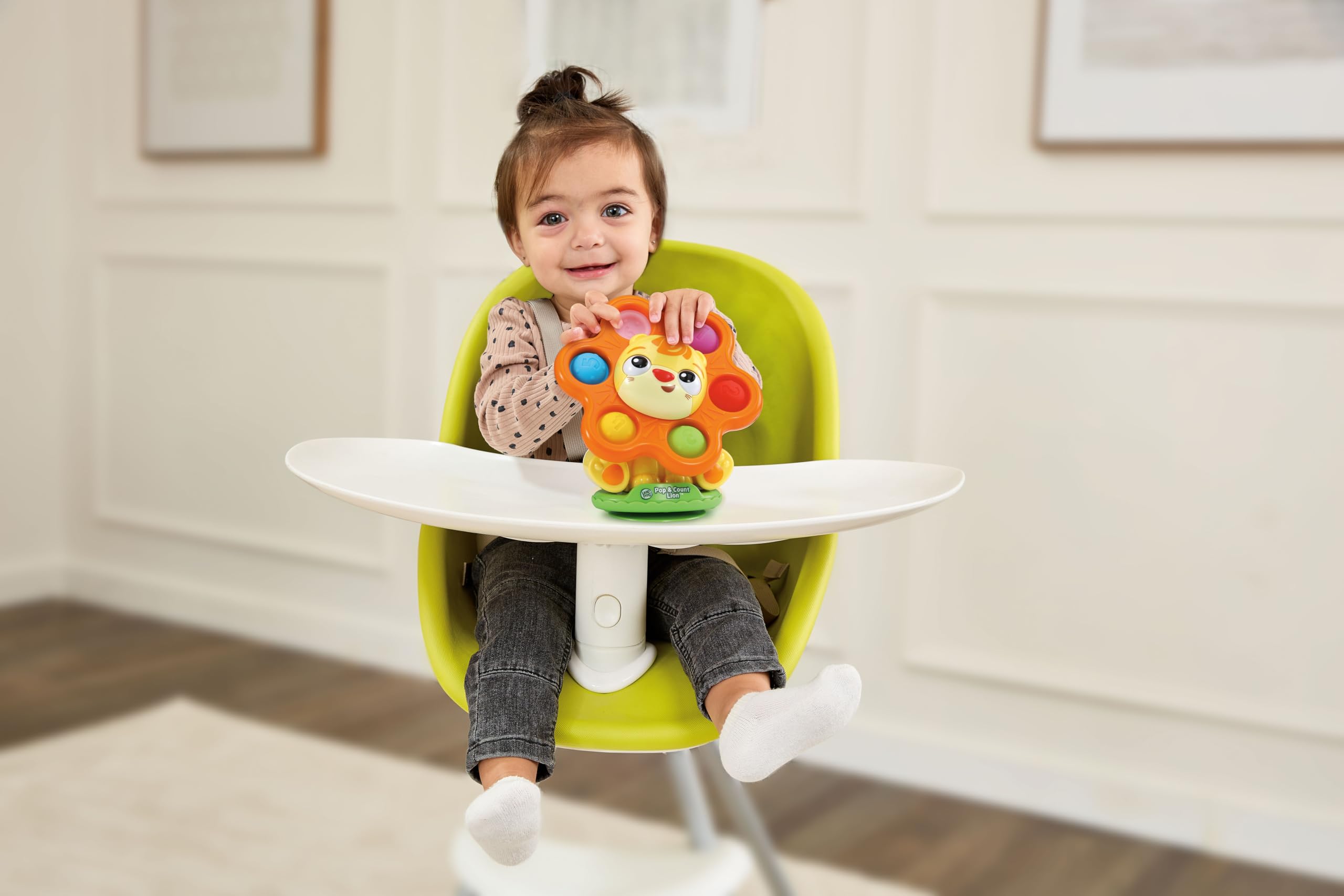 LeapFrog Pop & Count Lion - Sensory Suction Cup Toy with Squishy Buttons for Toddlers 6-24 Months 5