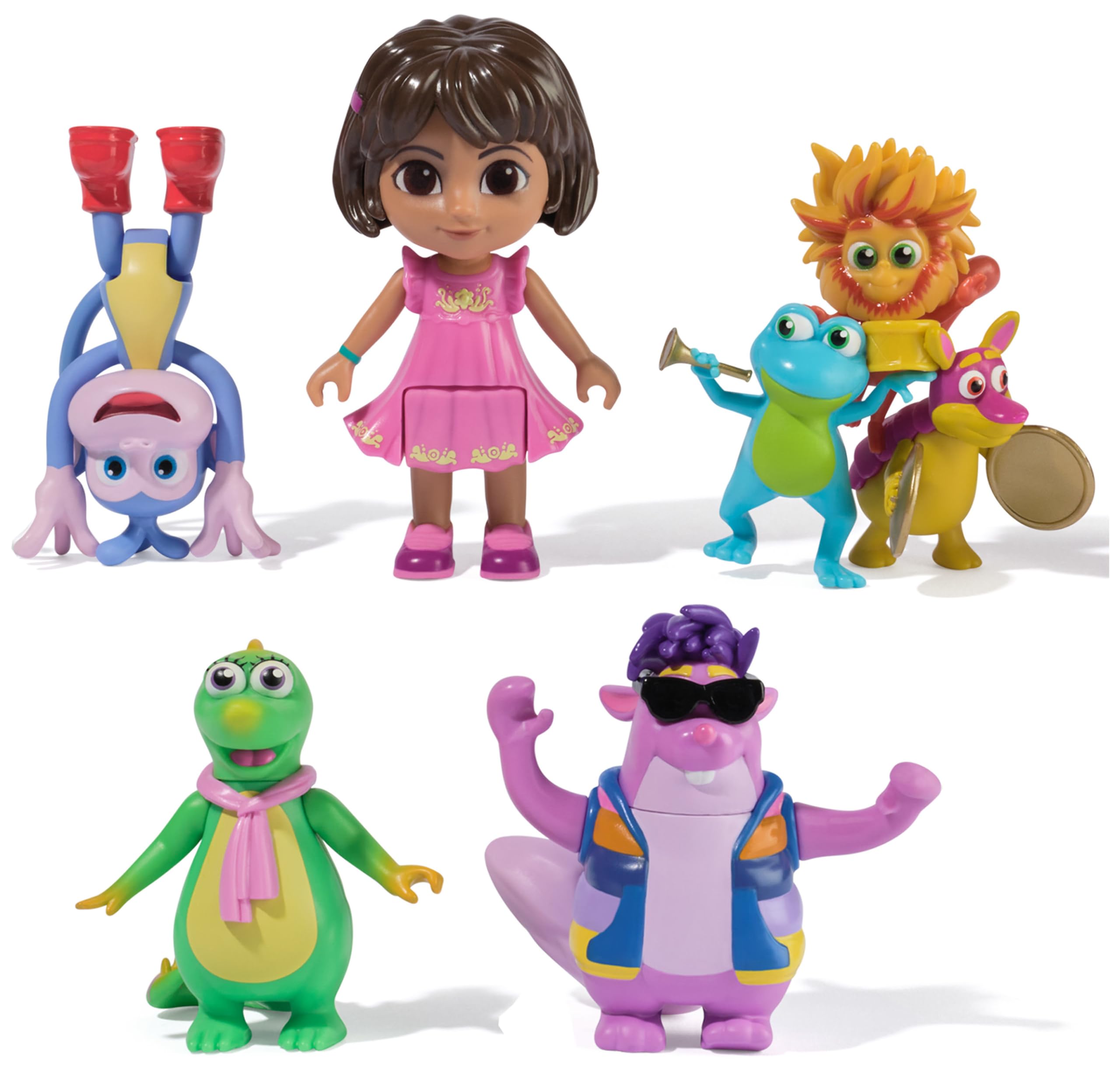 Dora the Explorer Fantastic Friends Gift Pack - Movable Action Figures for Kids 3+ 16